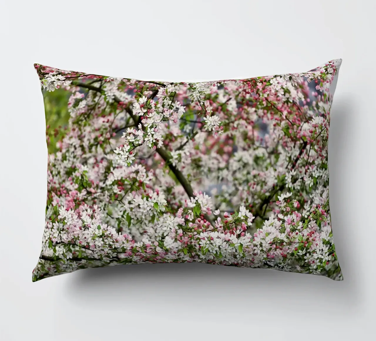 Delicate Blossoms – The Beauty of Soft Spring Blooms cuscino da Curious Collections by Marielle Leenders