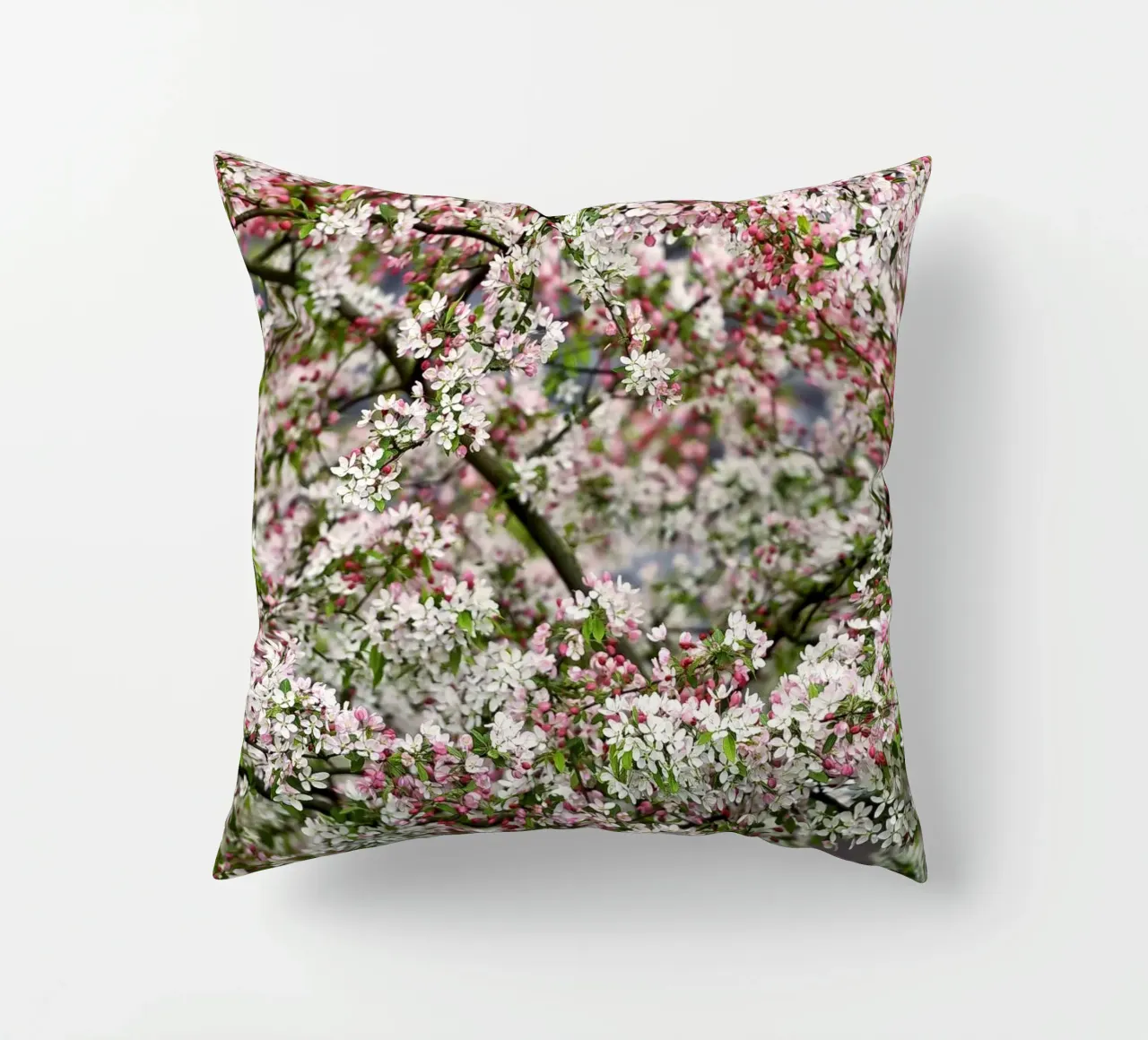 Delicate Blossoms – The Beauty of Soft Spring Blooms cuscino da Curious Collections by Marielle Leenders