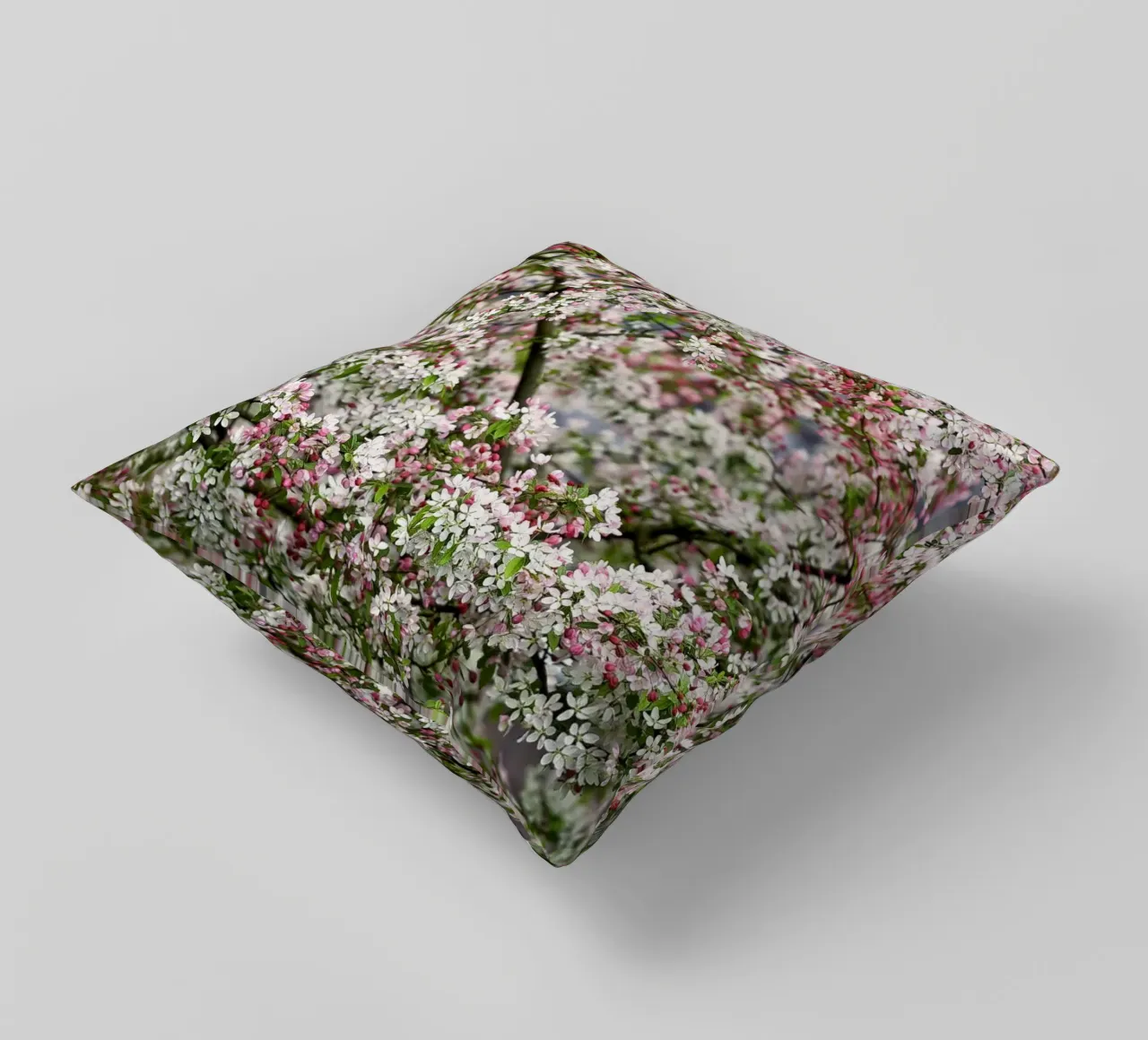 Delicate Blossoms – The Beauty of Soft Spring Blooms cuscino da Curious Collections by Marielle Leenders