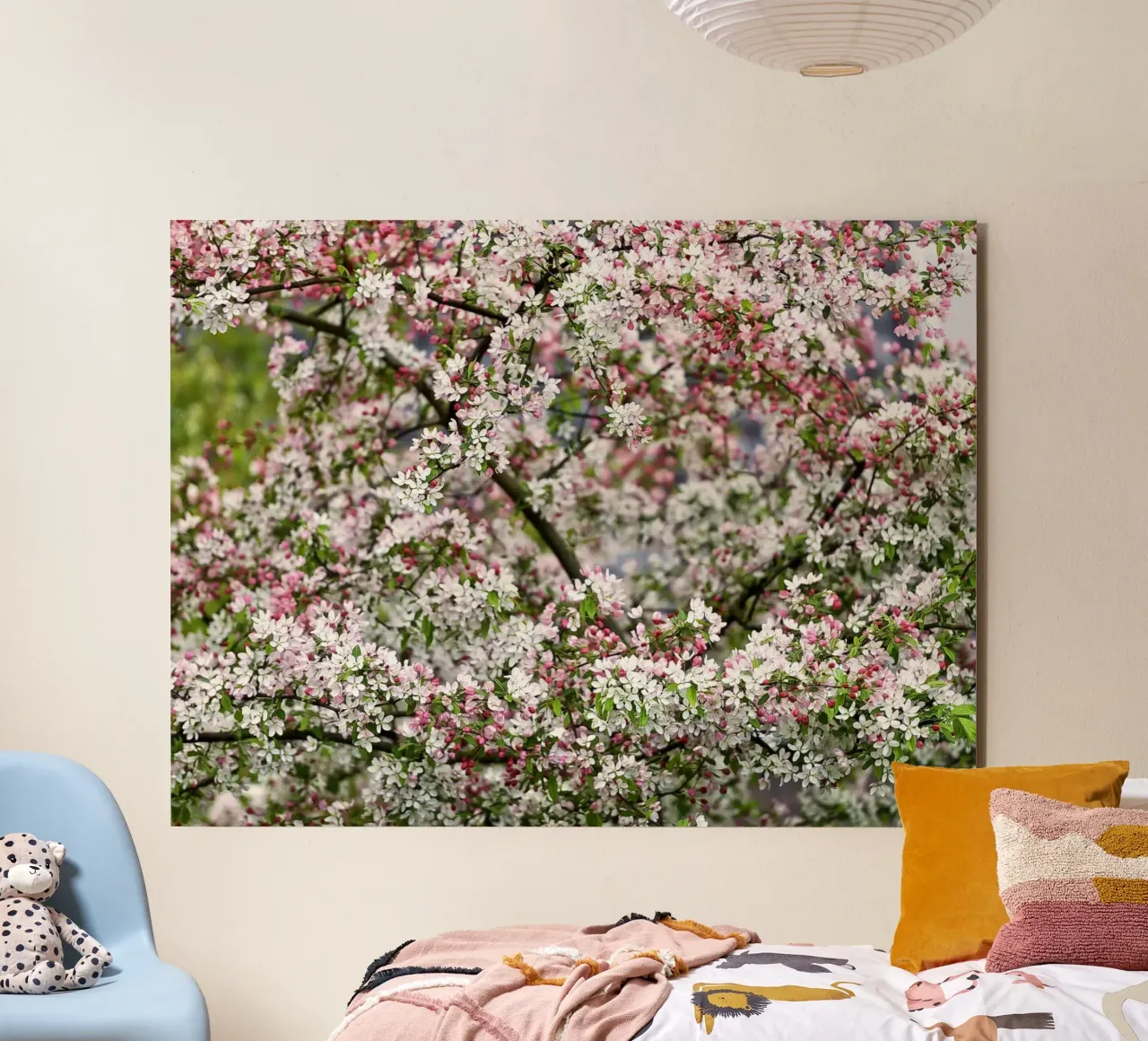 Delicate Blossoms – The Beauty of Soft Spring Blooms alu-dibond by Curious Collections by Marielle Leenders