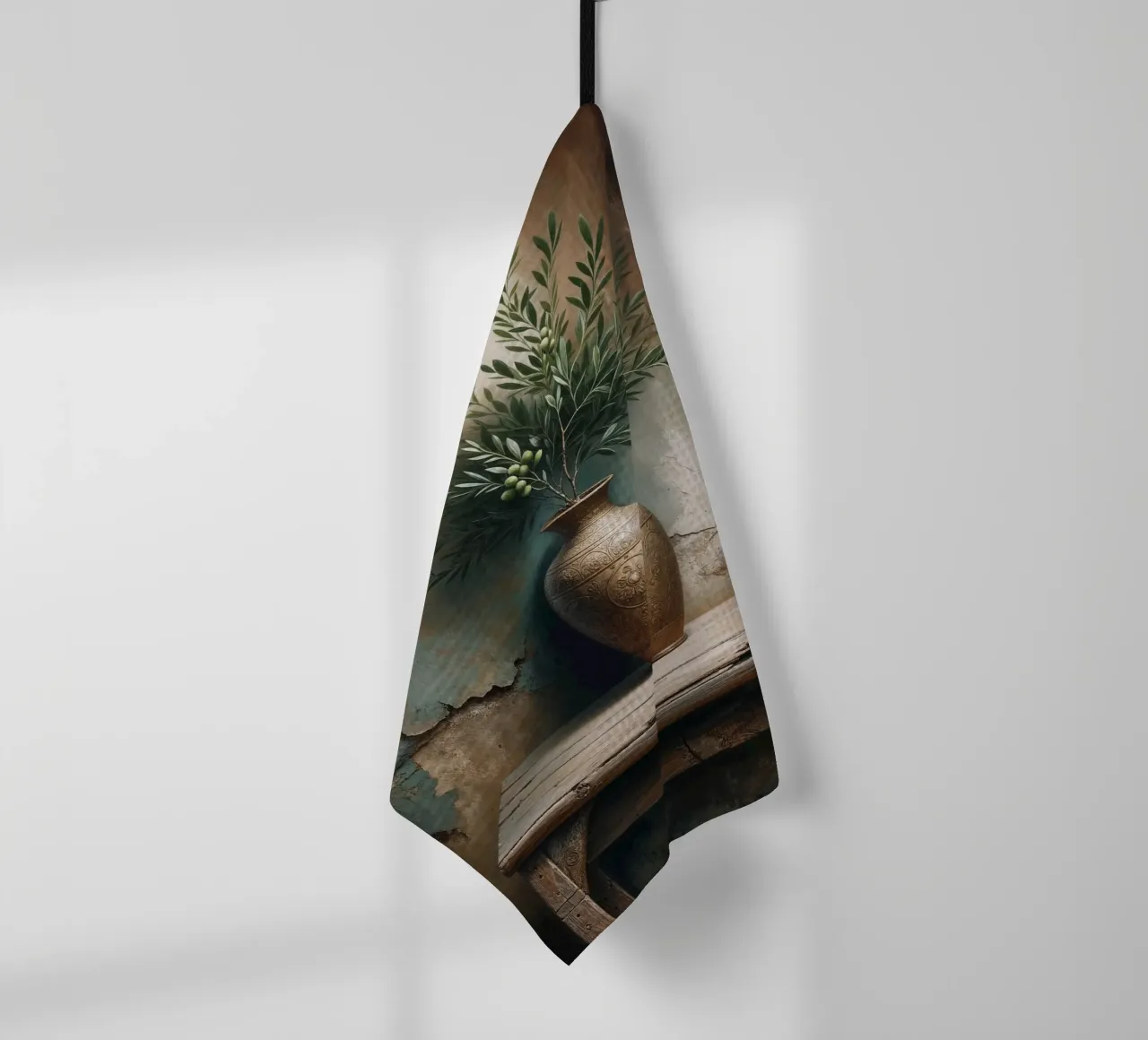 Rameau d'olivier dans un vase torchon de VintageBotanics