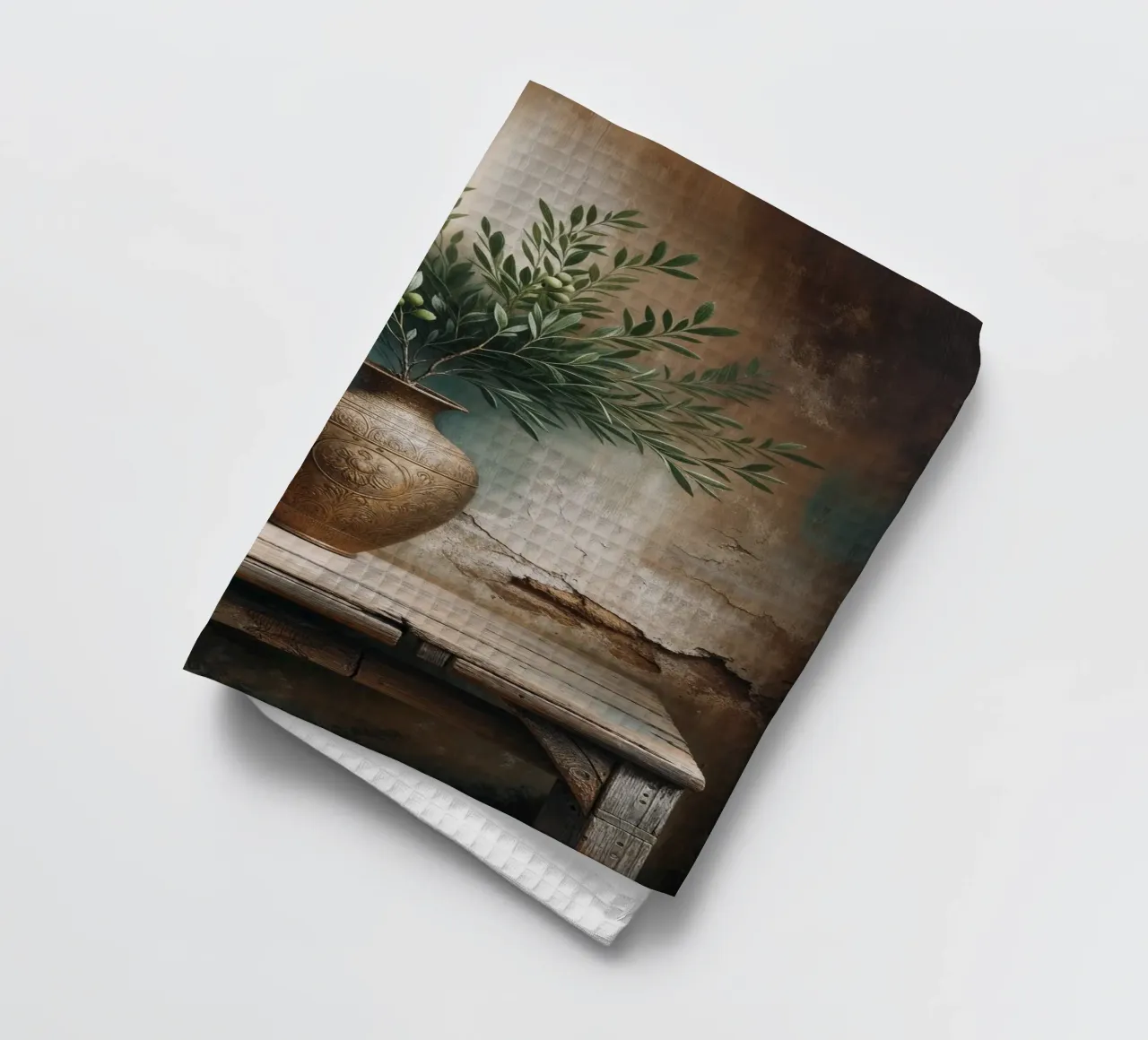 Rameau d'olivier dans un vase torchon de VintageBotanics