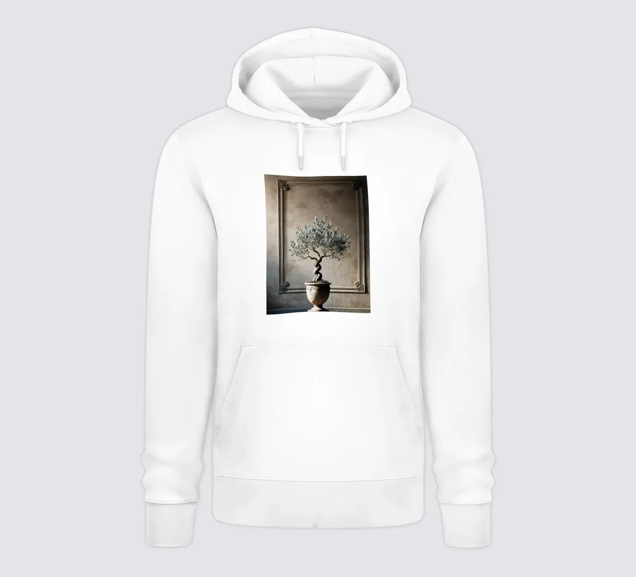 Olive Branch in pot hoodie by VintageBotanics