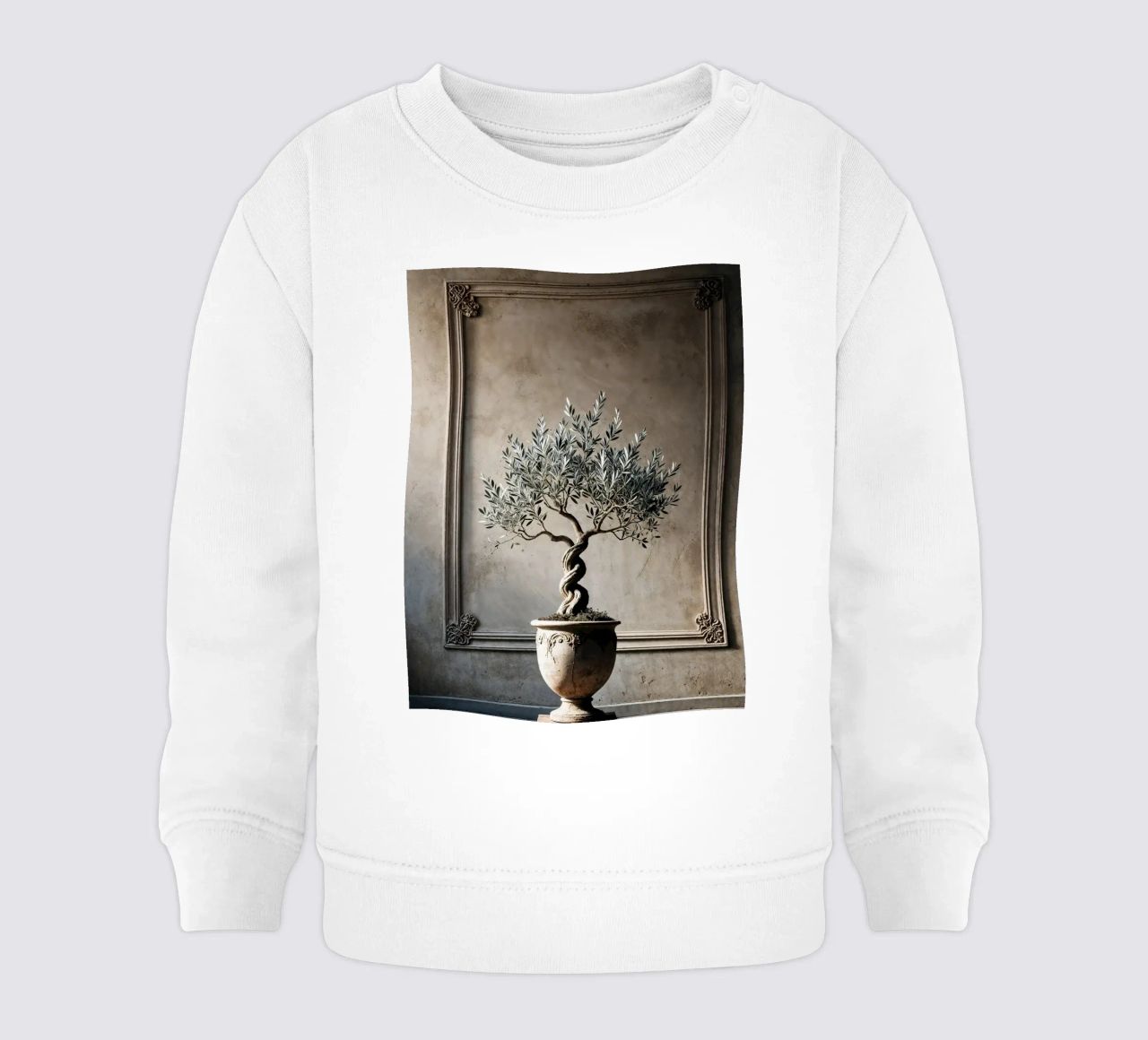 Ramo d'ulivo in vaso felpa neonato da VintageBotanics