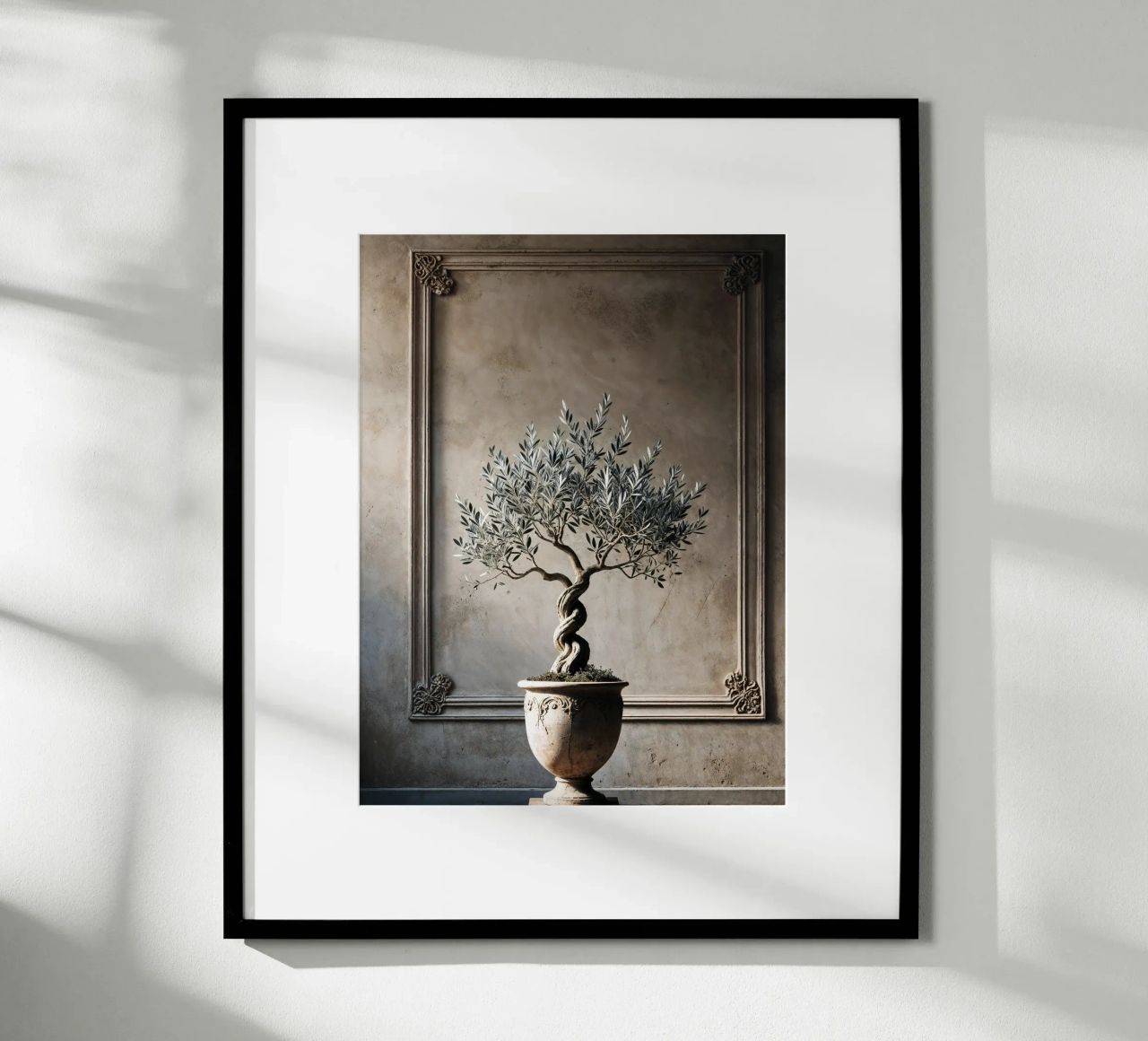 Ramo d'ulivo in vaso poster da VintageBotanics