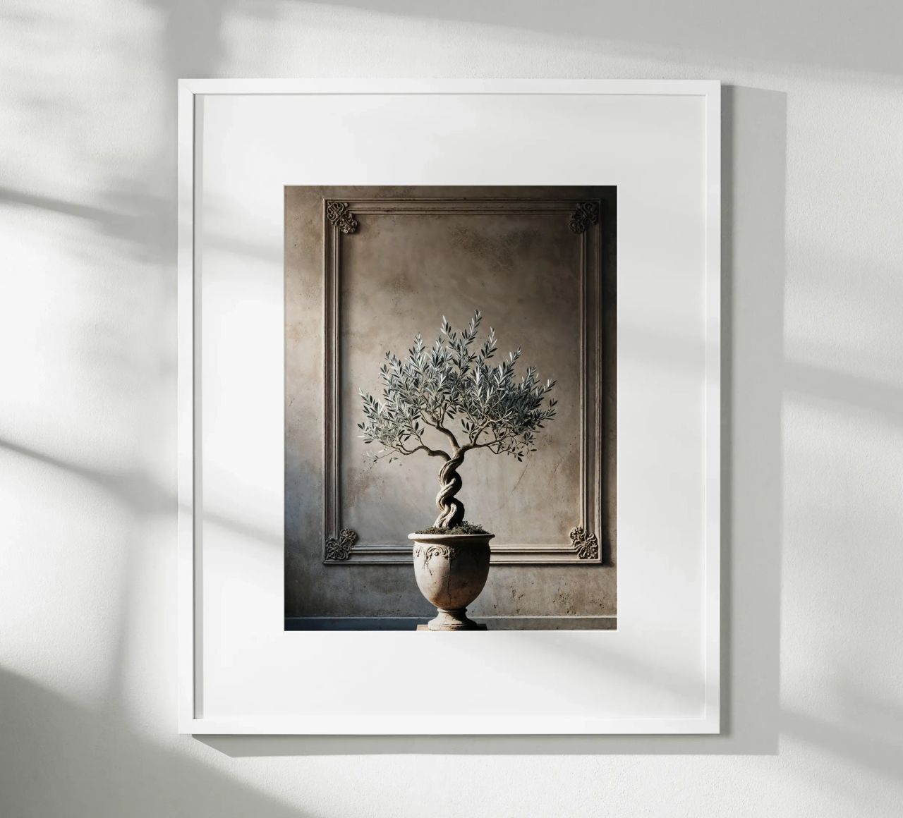 Ramo d'ulivo in vaso poster da VintageBotanics