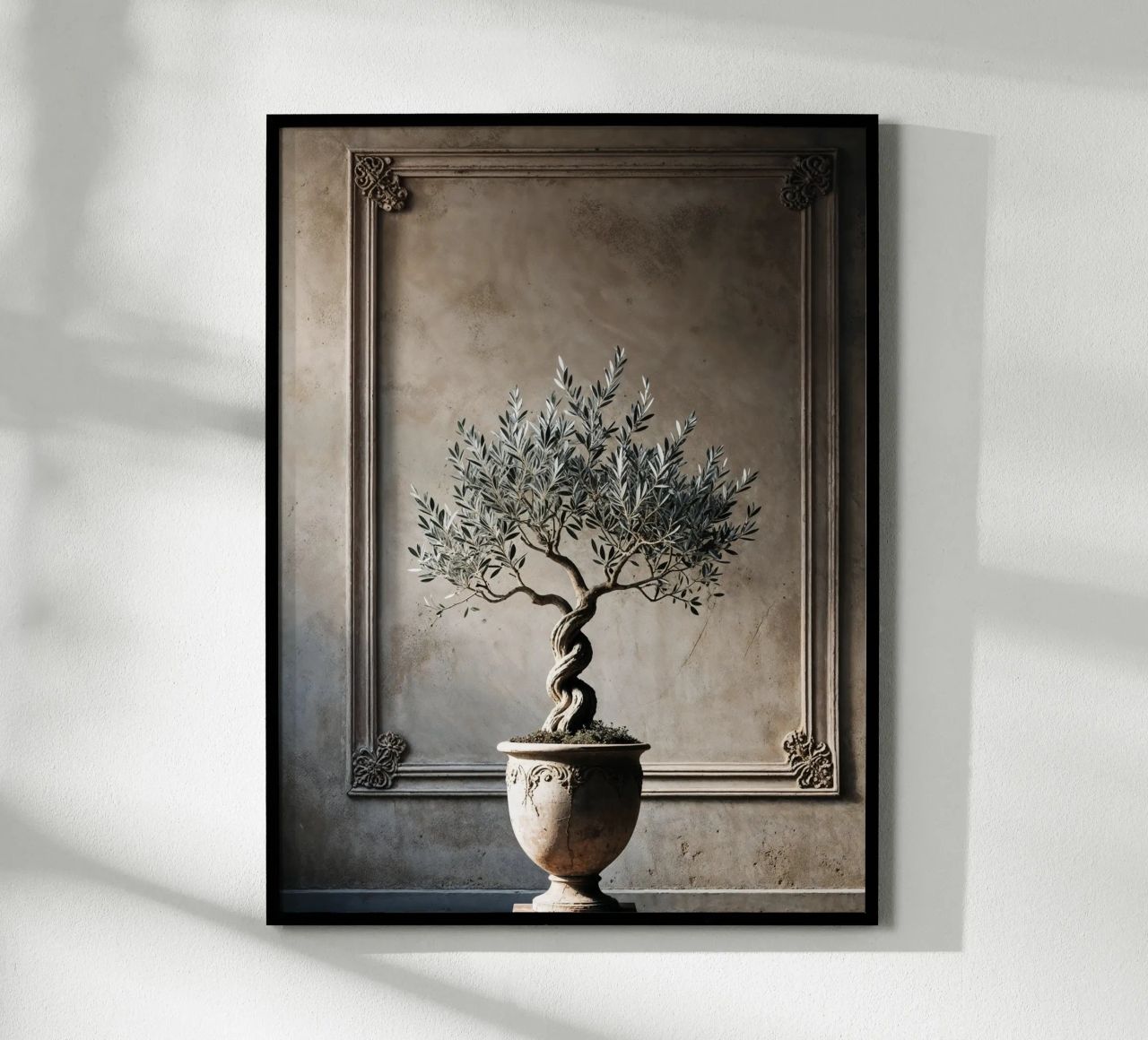 Ramo d'ulivo in vaso poster da VintageBotanics