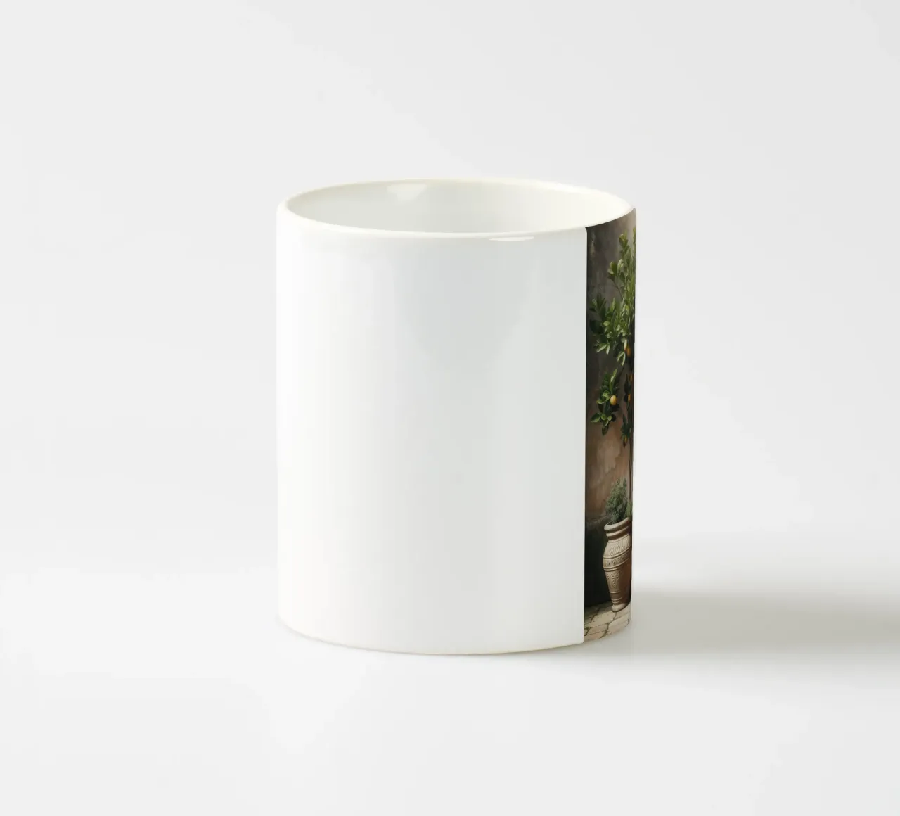 Vintage Lemon Tree still life ceramic mug by VintageBotanics