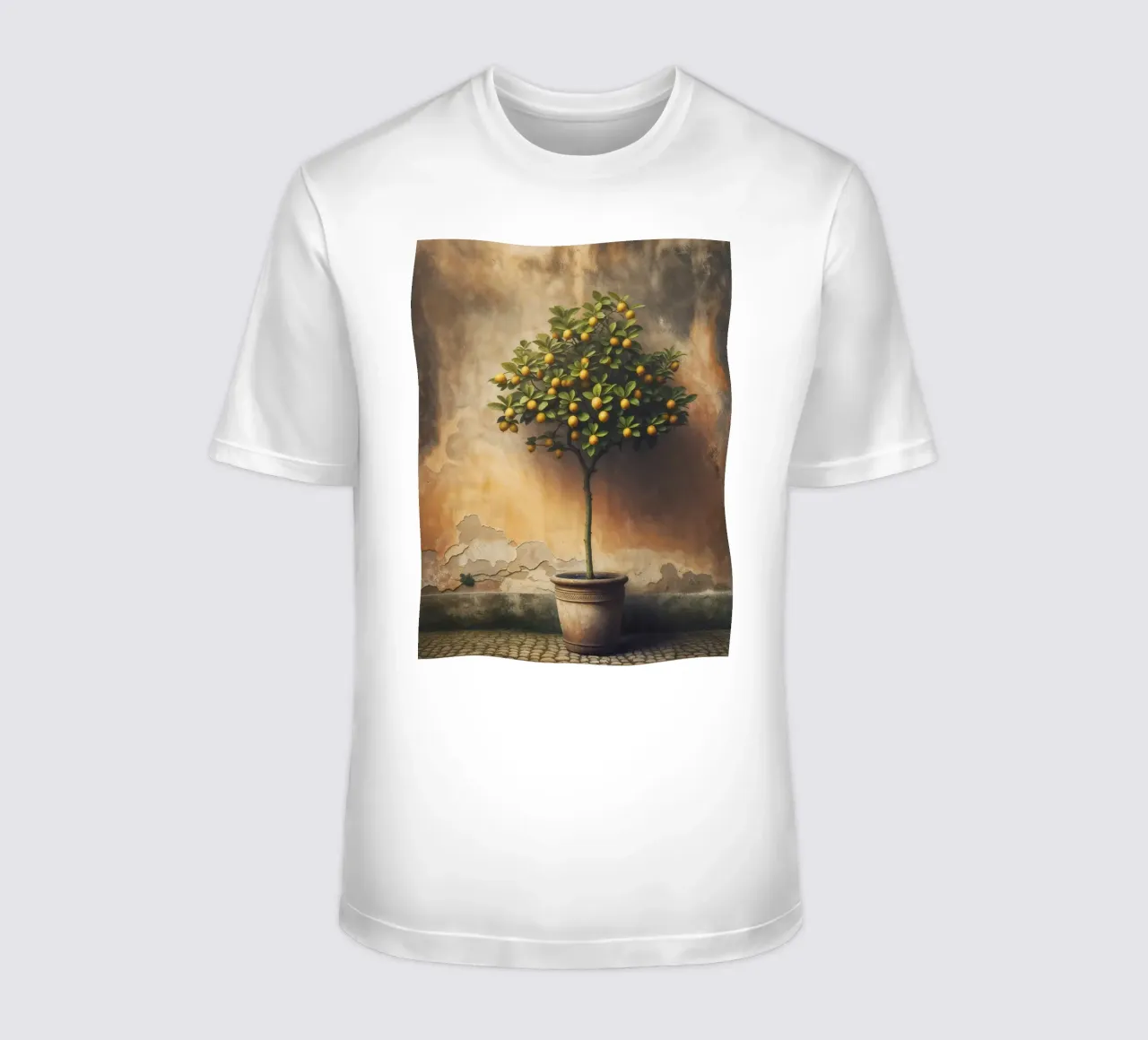 Weinlese-Zitronenbaum T-Shirt von VintageBotanics