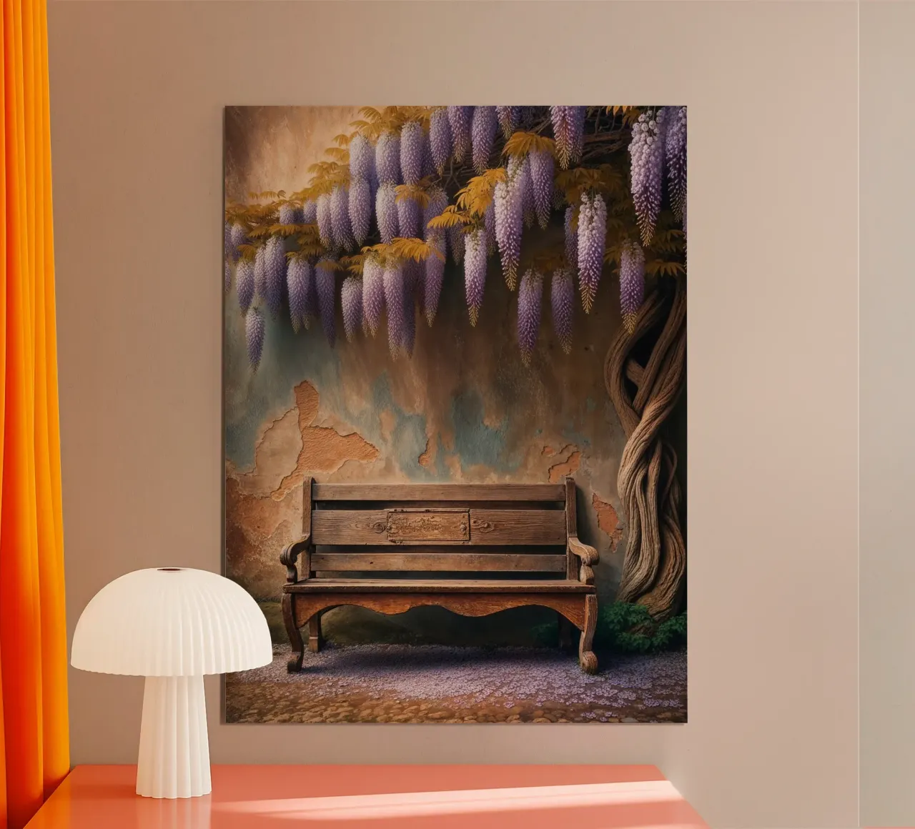 Natura morta di glicine vintage poster da VintageBotanics