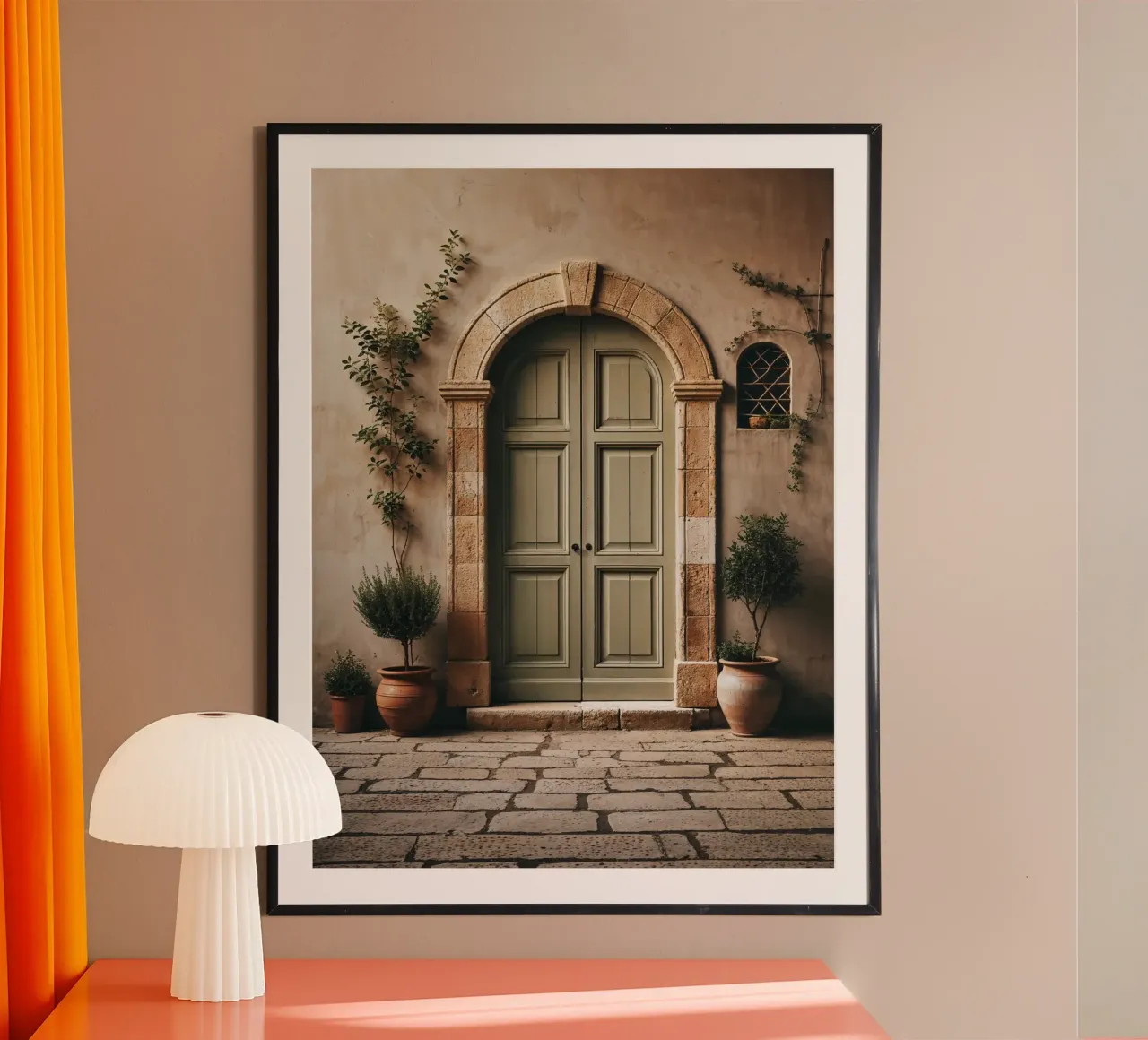 Patio italiano vintage poster da VintageBotanics