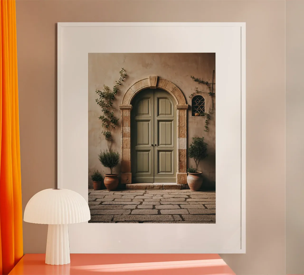 Patio italiano vintage poster da VintageBotanics