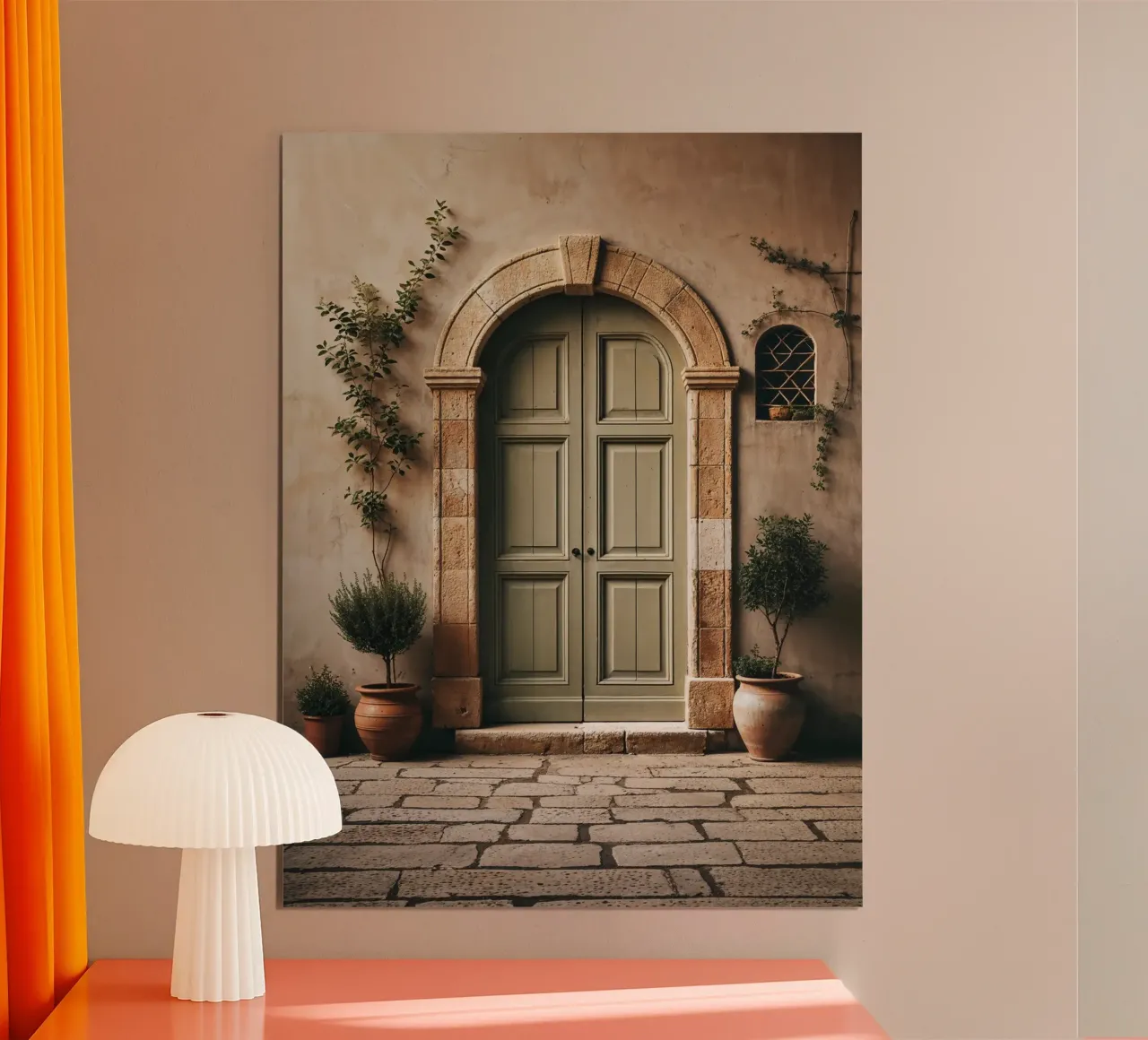 Patio italiano vintage poster da VintageBotanics
