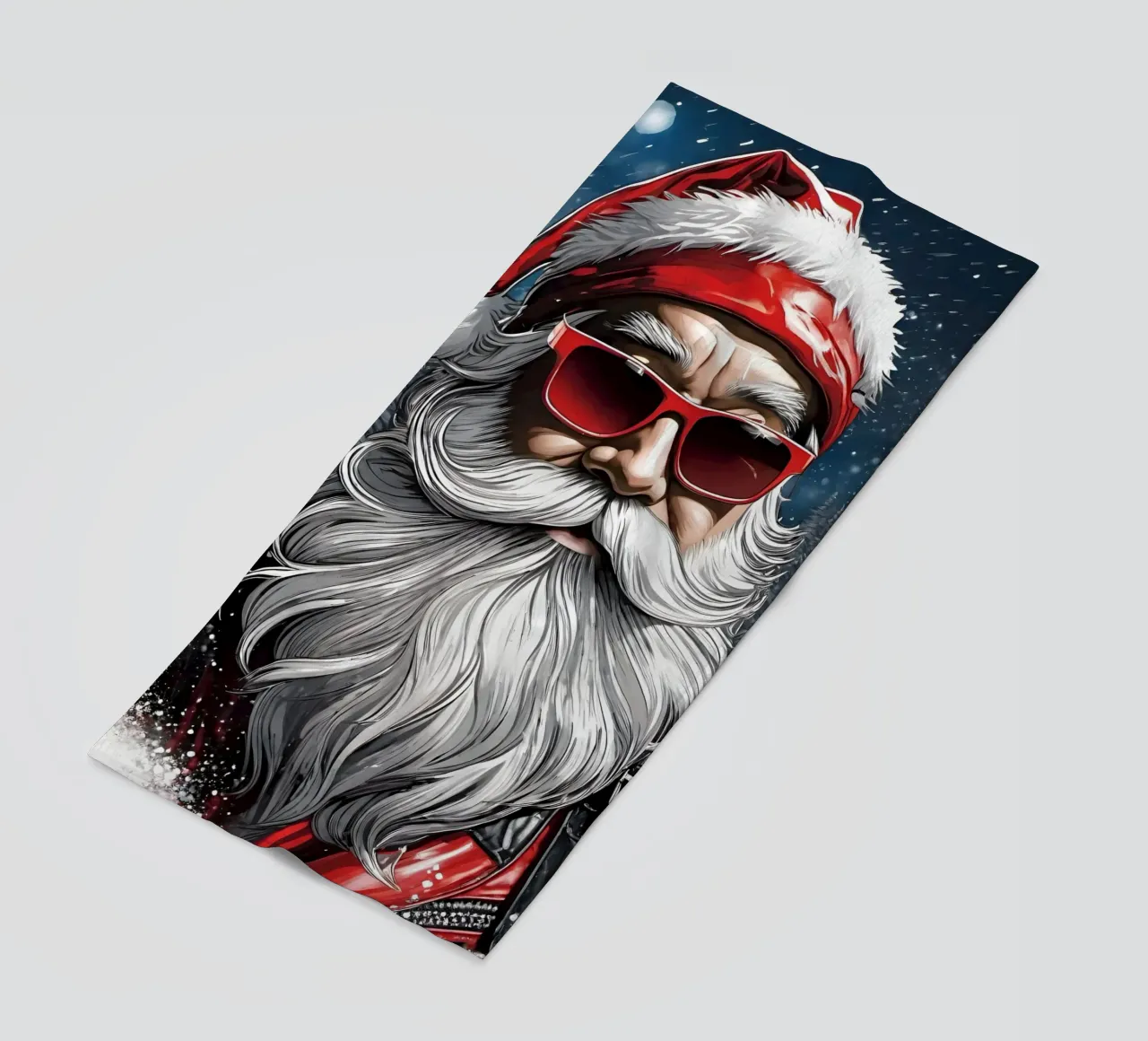 Babbo Natale con gli occhiali telo mare da Holidays