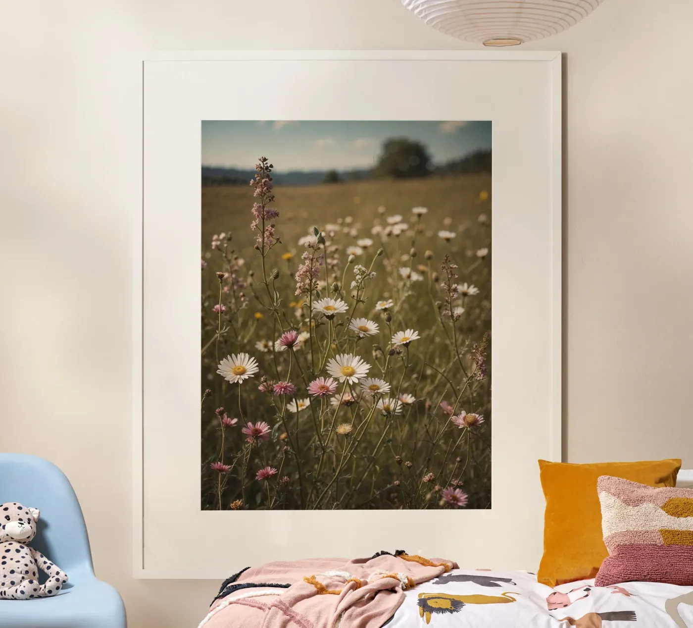 Wildblumenfeld Poster von VintageBotanics