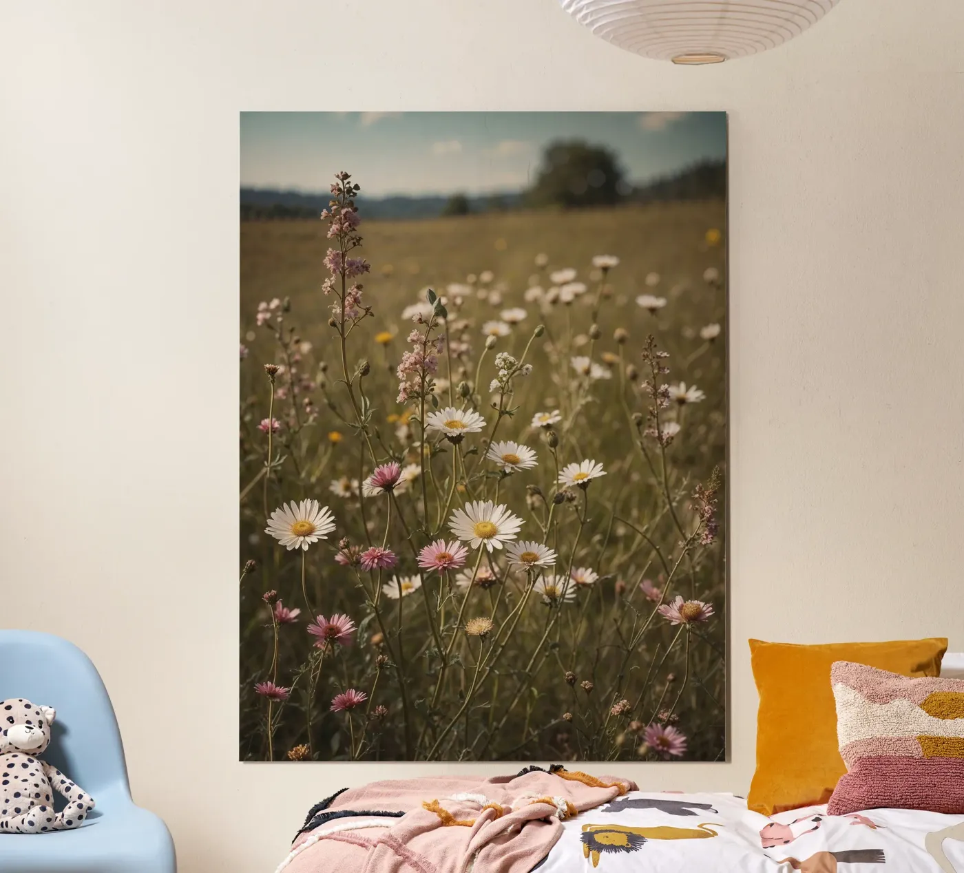 Wildblumenfeld Poster von VintageBotanics
