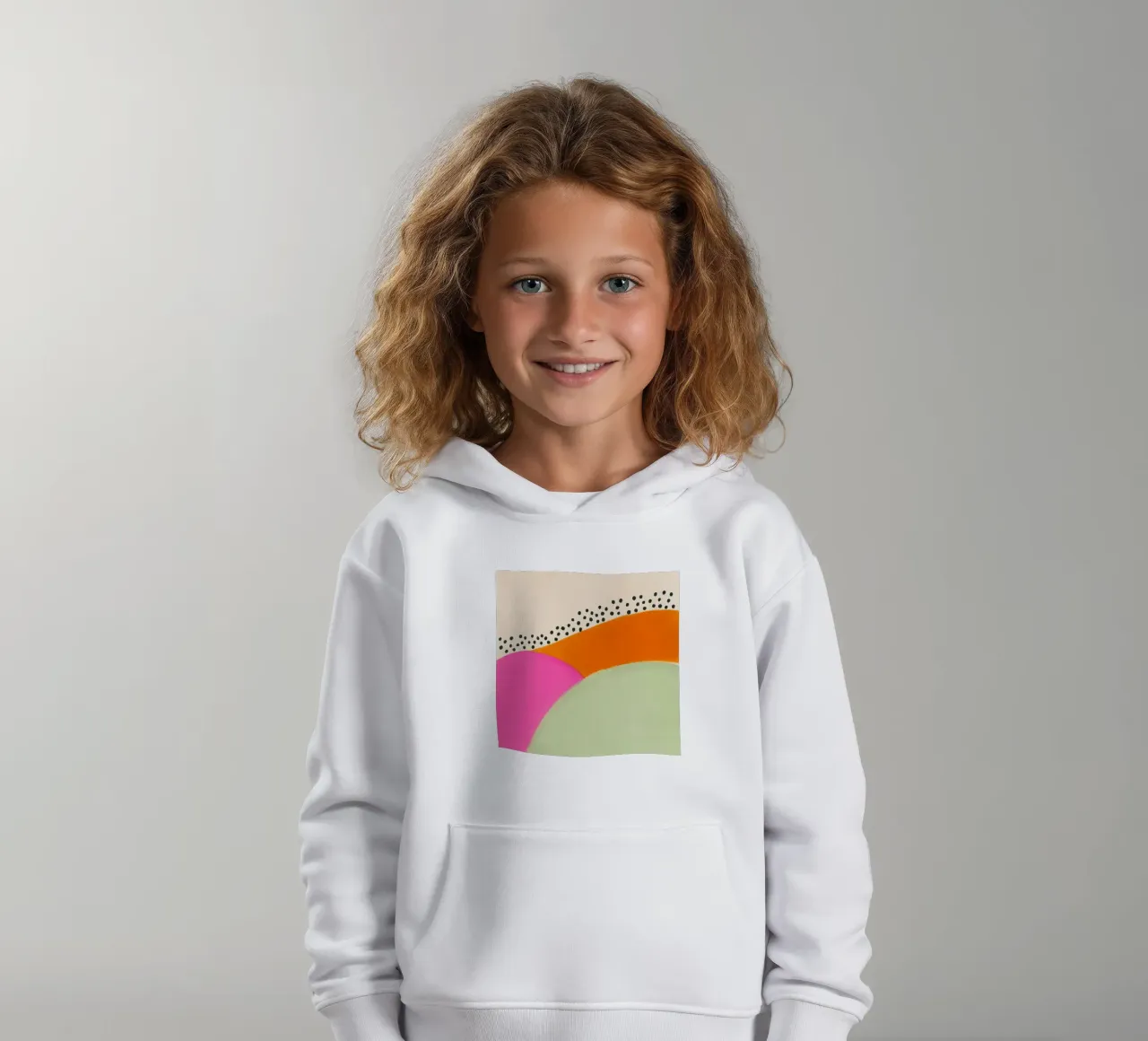 Positive summer energy kids hoodie by Carinaprint