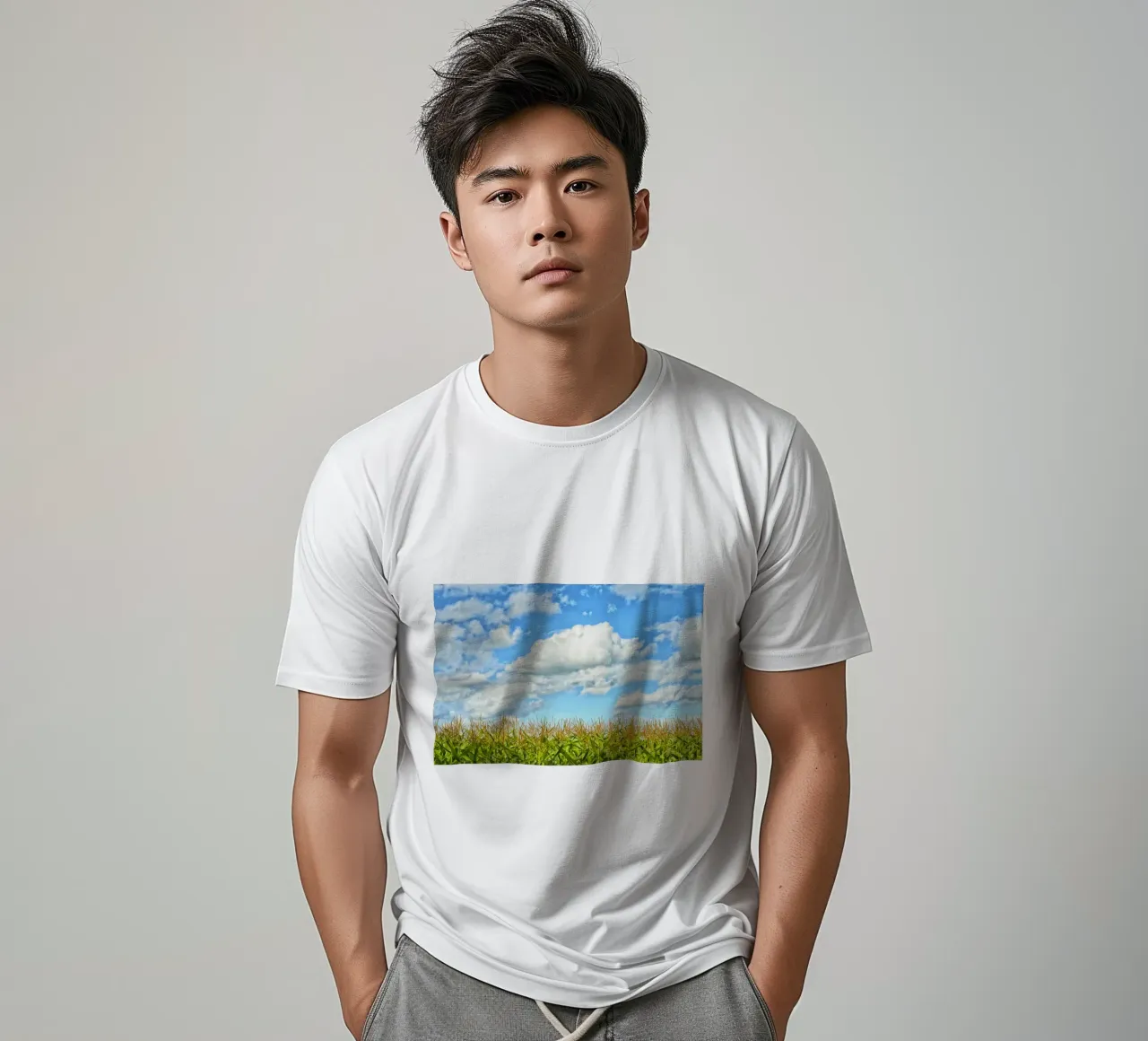 Cornfield Dreams – Where Earth Meets Sky t-shirt da Curious Collections by Marielle Leenders