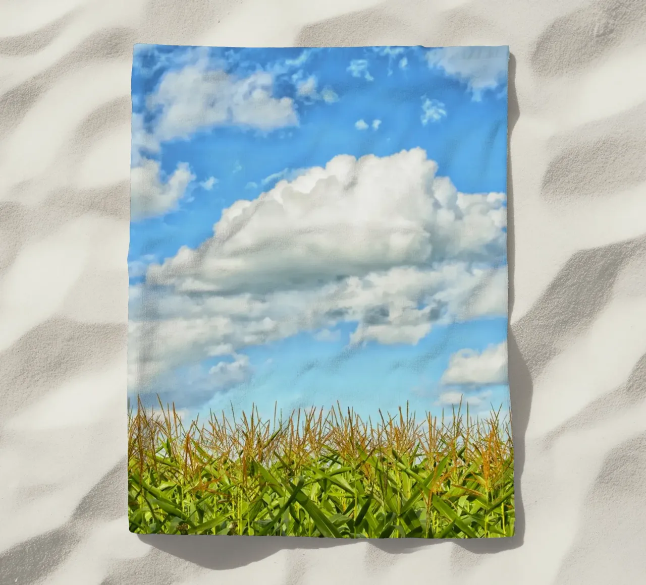 Cornfield Dreams – Where Earth Meets Sky telo mare da Curious Collections by Marielle Leenders
