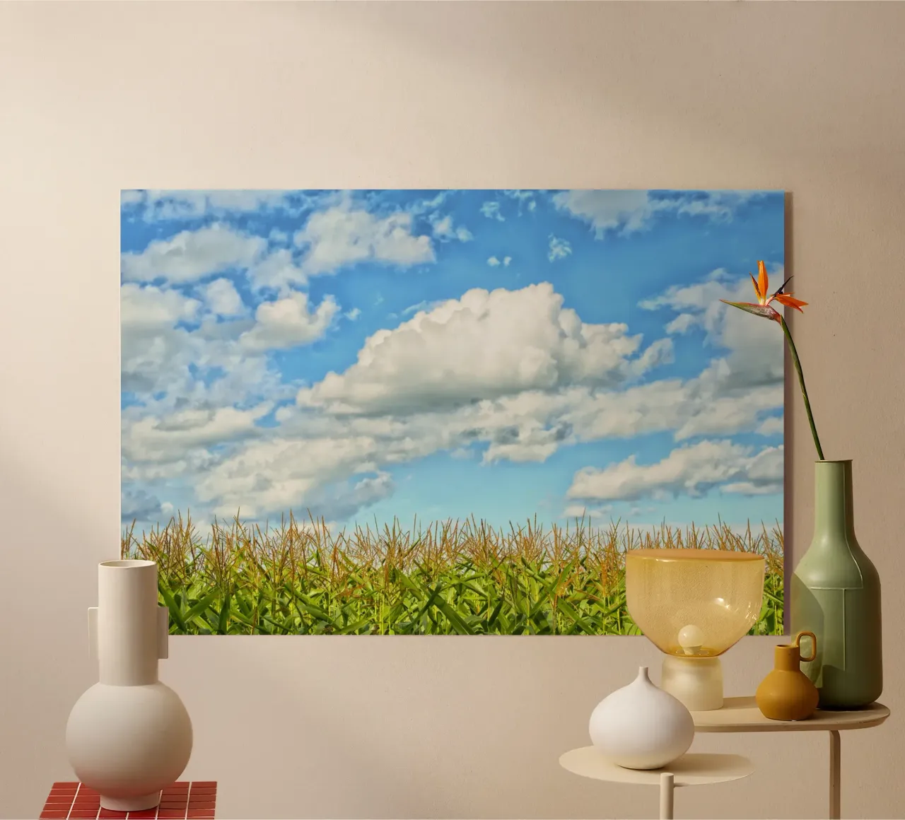 Cornfield Dreams – Where Earth Meets Sky metacrilato de Curious Collections by Marielle Leenders