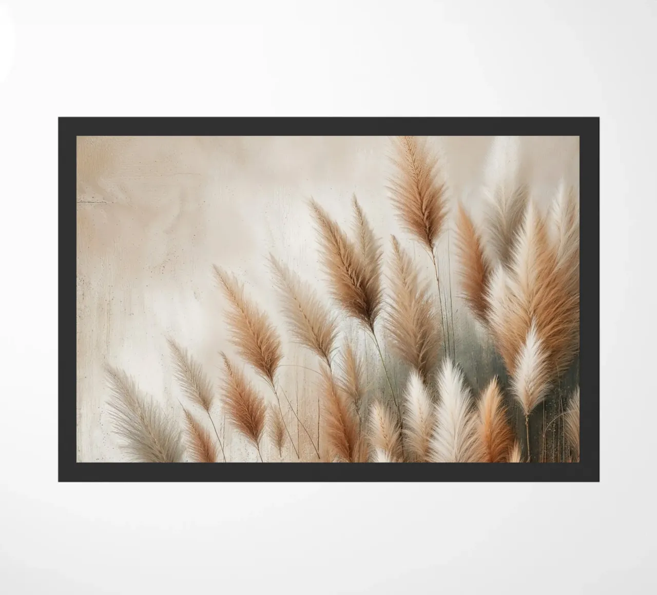 Pampas Grass Field Fußmatte von VintageBotanics