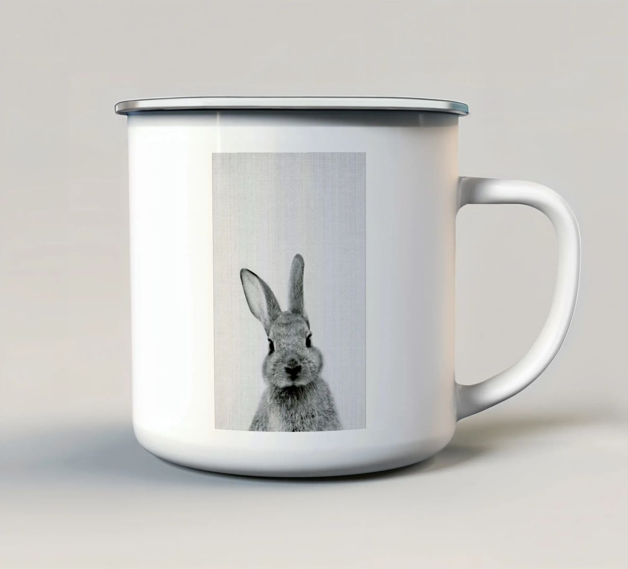 Peekaboo Bunny tazza in smalto da Lila x Lola