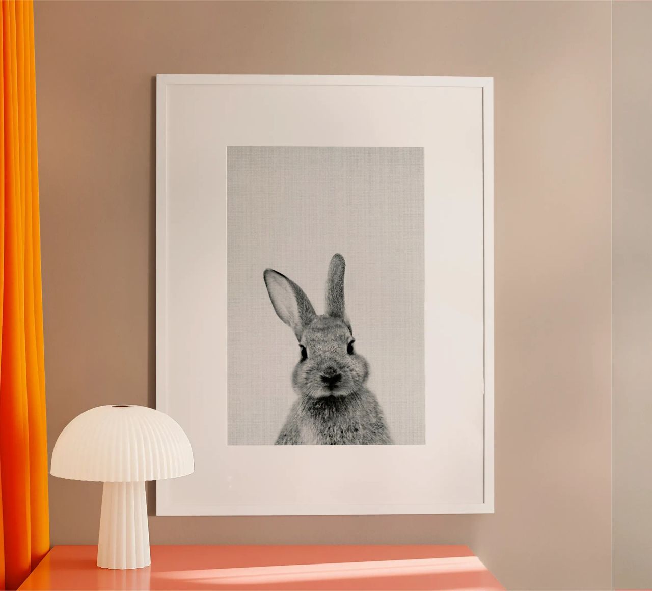 Peekaboo Bunny Poster von Lila x Lola