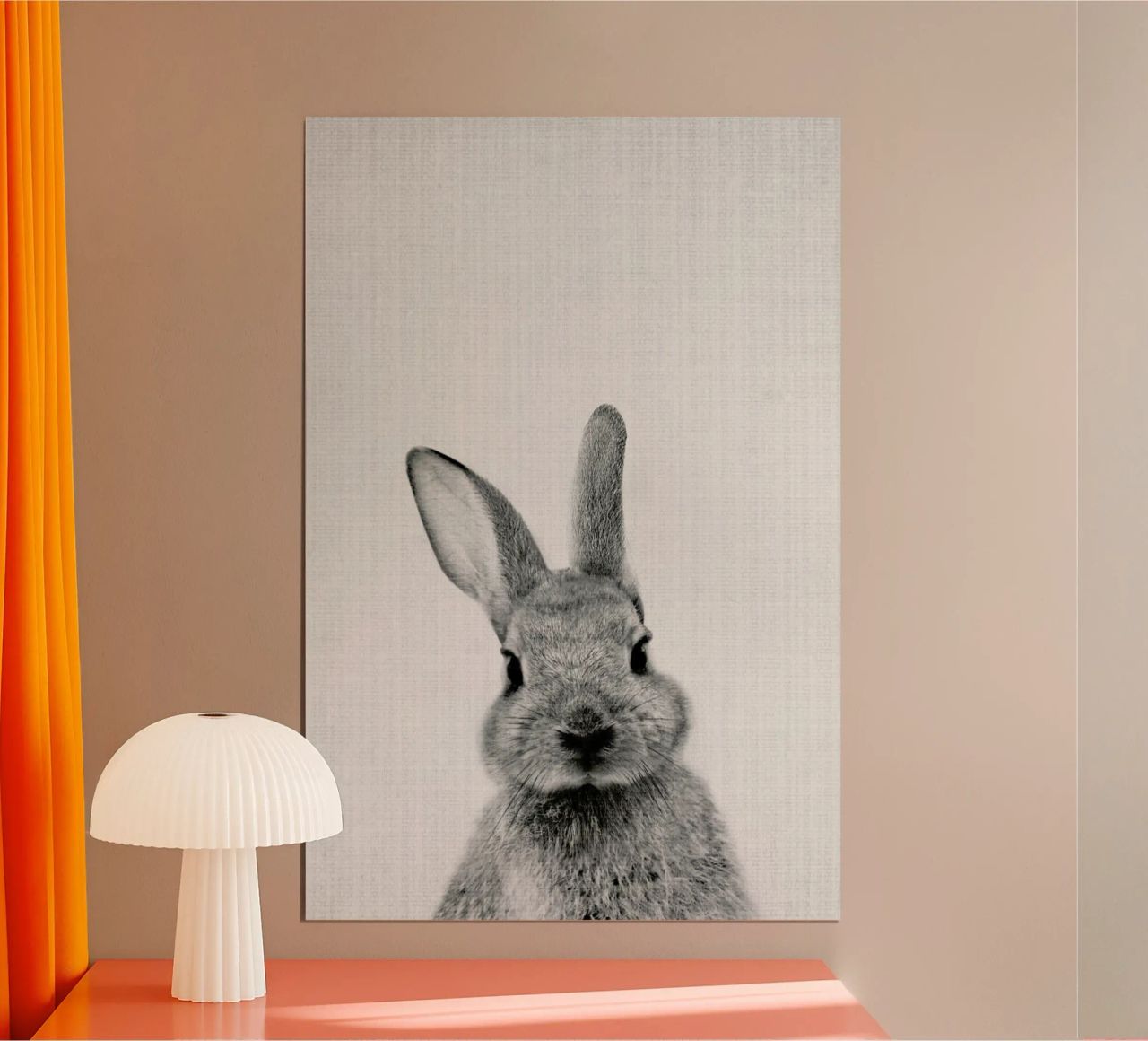 Peekaboo Bunny Poster von Lila x Lola
