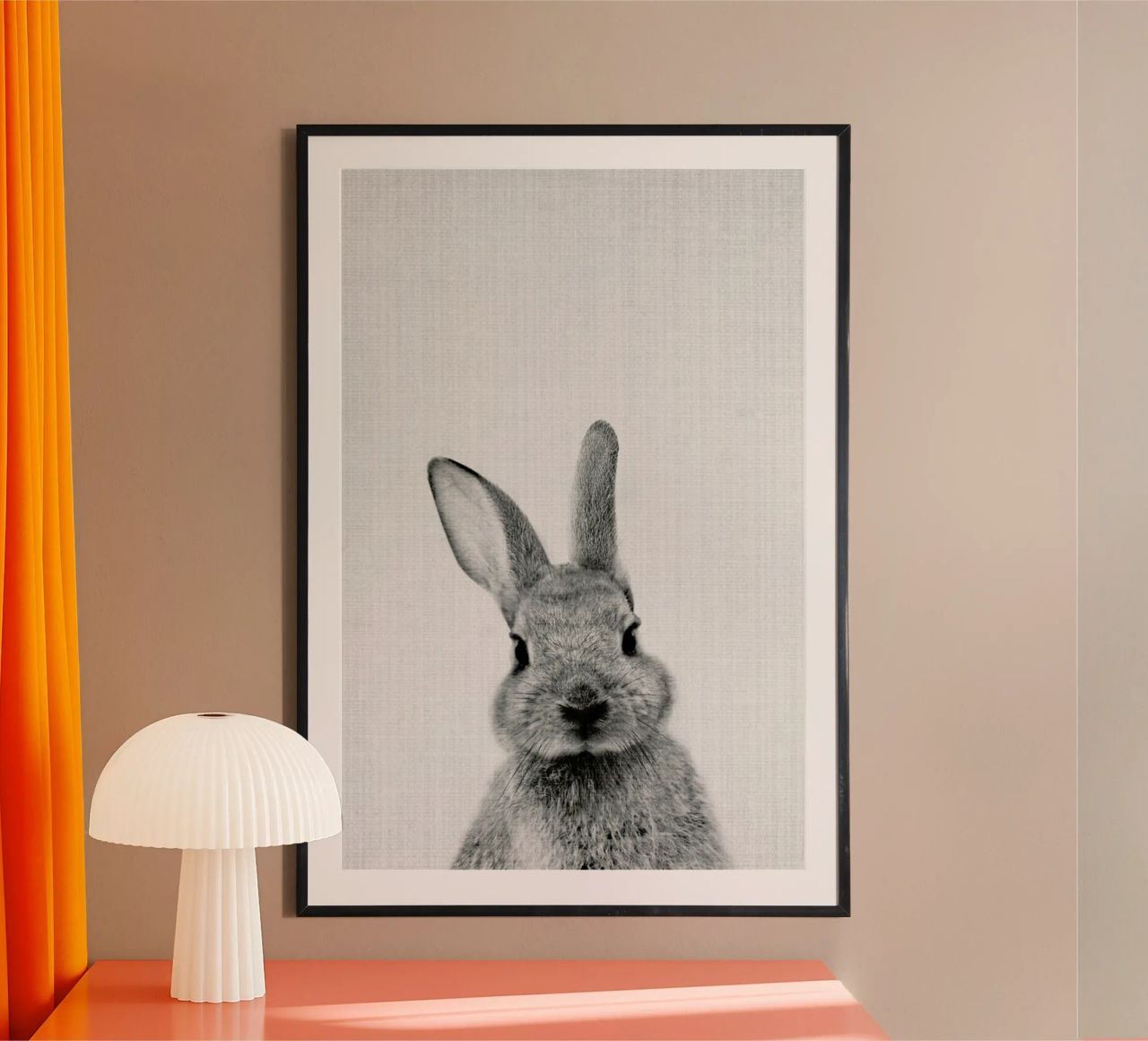 Peekaboo Bunny Poster von Lila x Lola