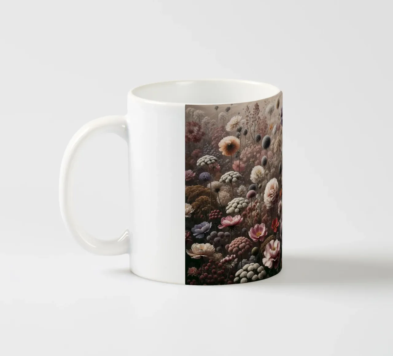 Campo di fiori selvatici tazza in ceramica da VintageBotanics