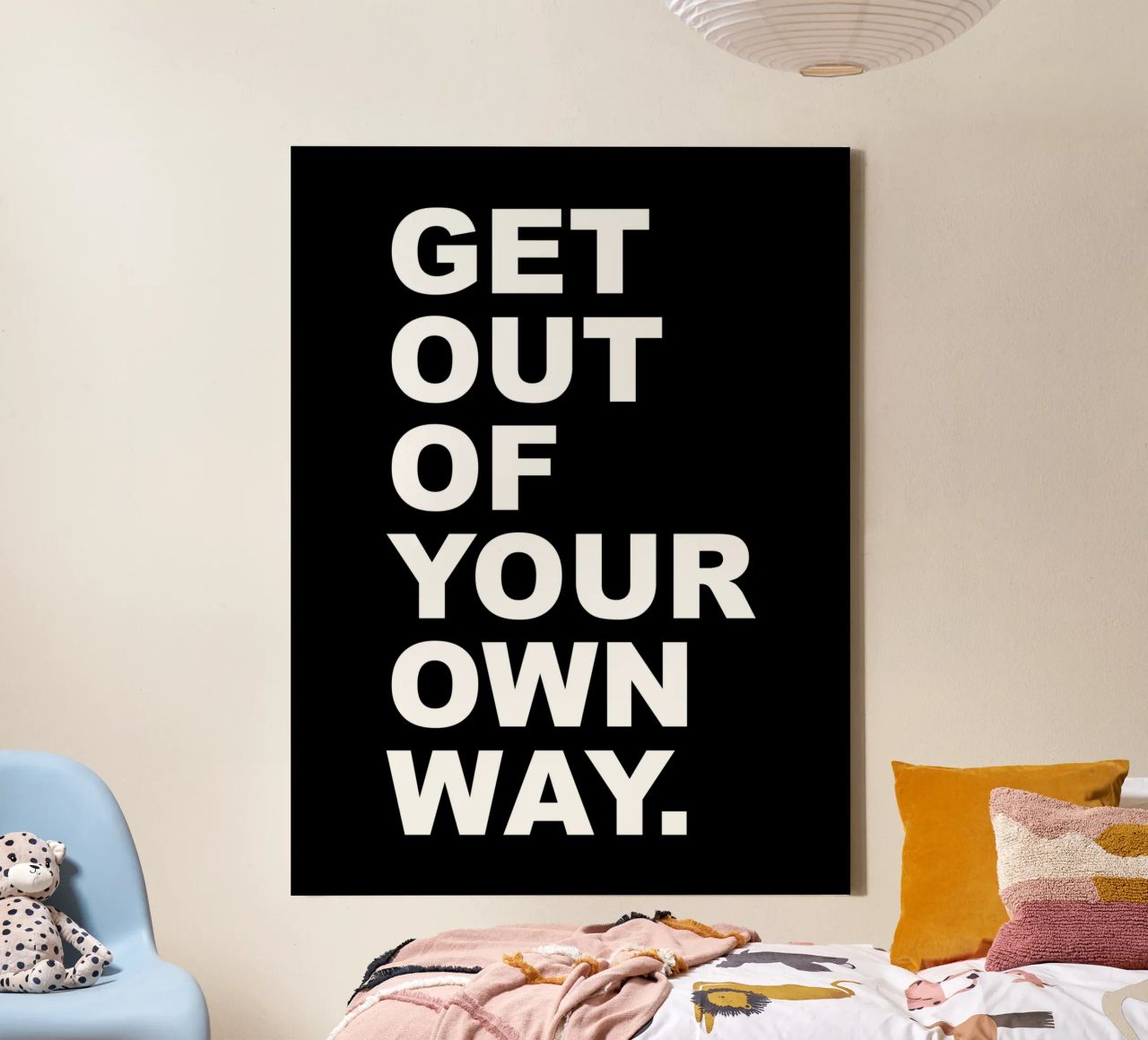 Get Of Your Own Way canvas by Inspirify