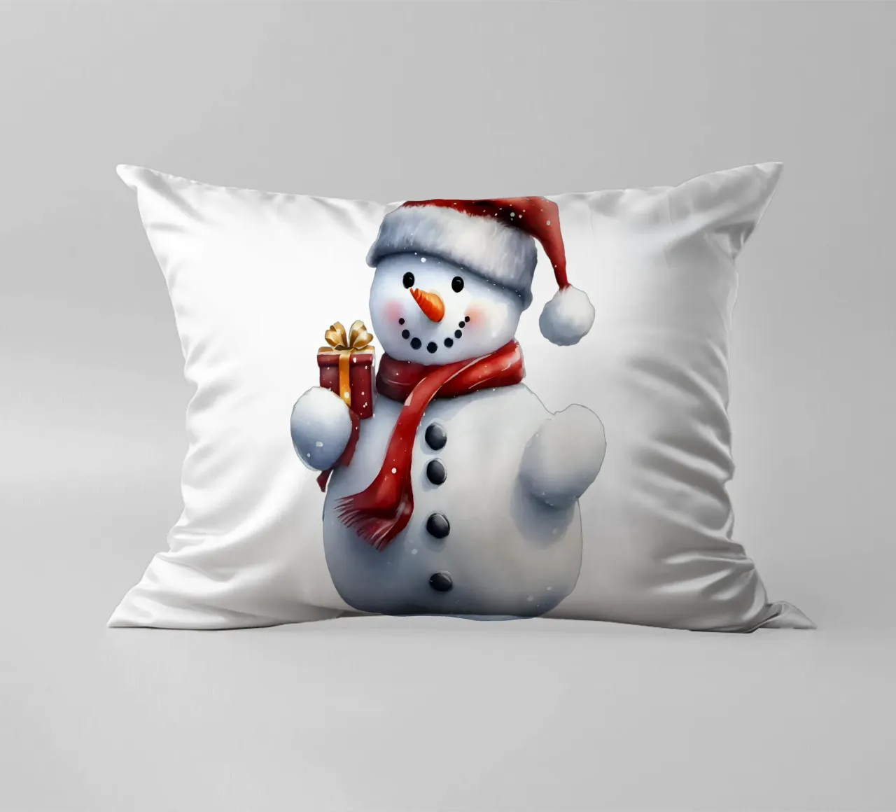 Pupazzo di neve cuscino da Holidays