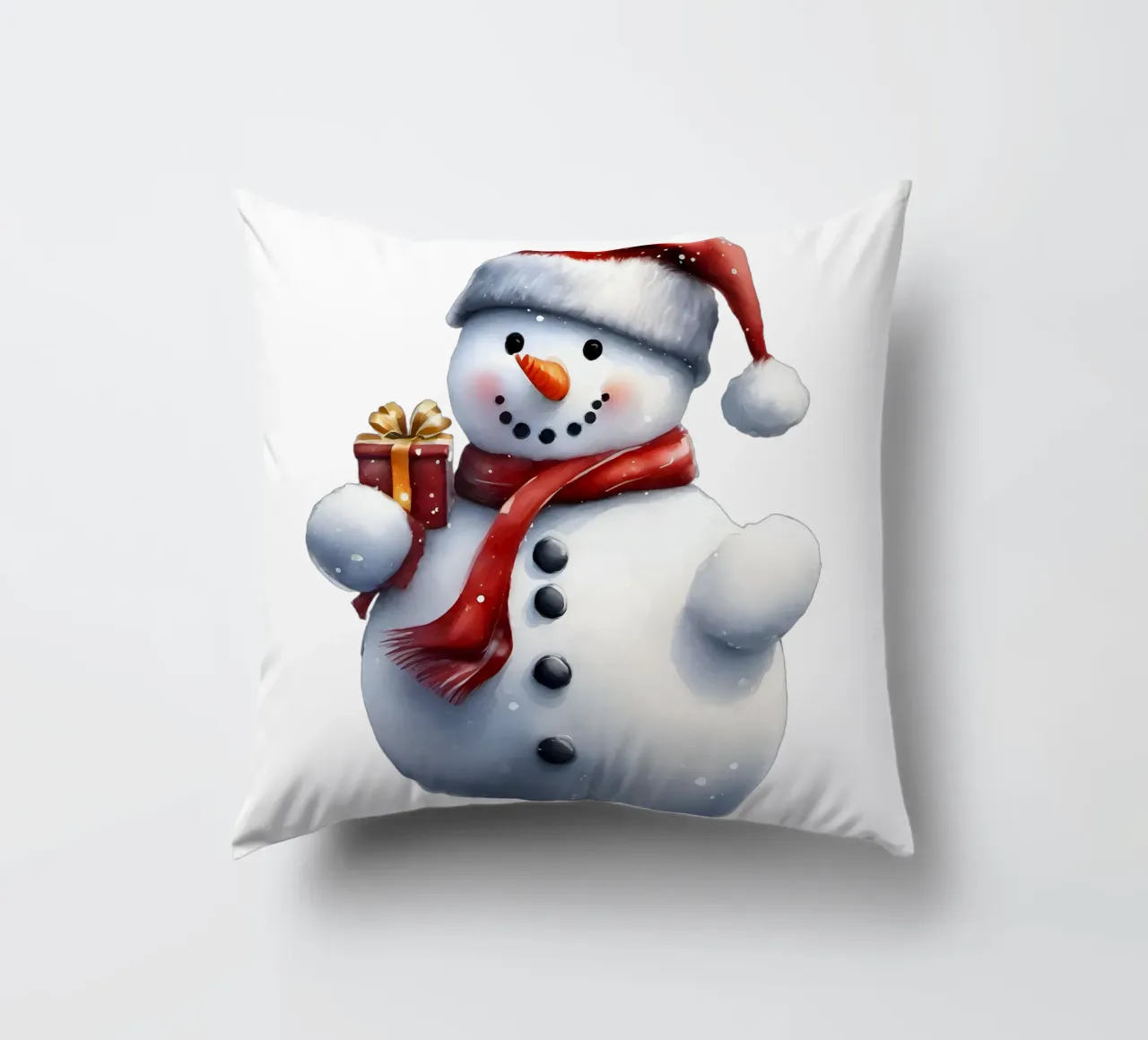 Pupazzo di neve cuscino da Holidays