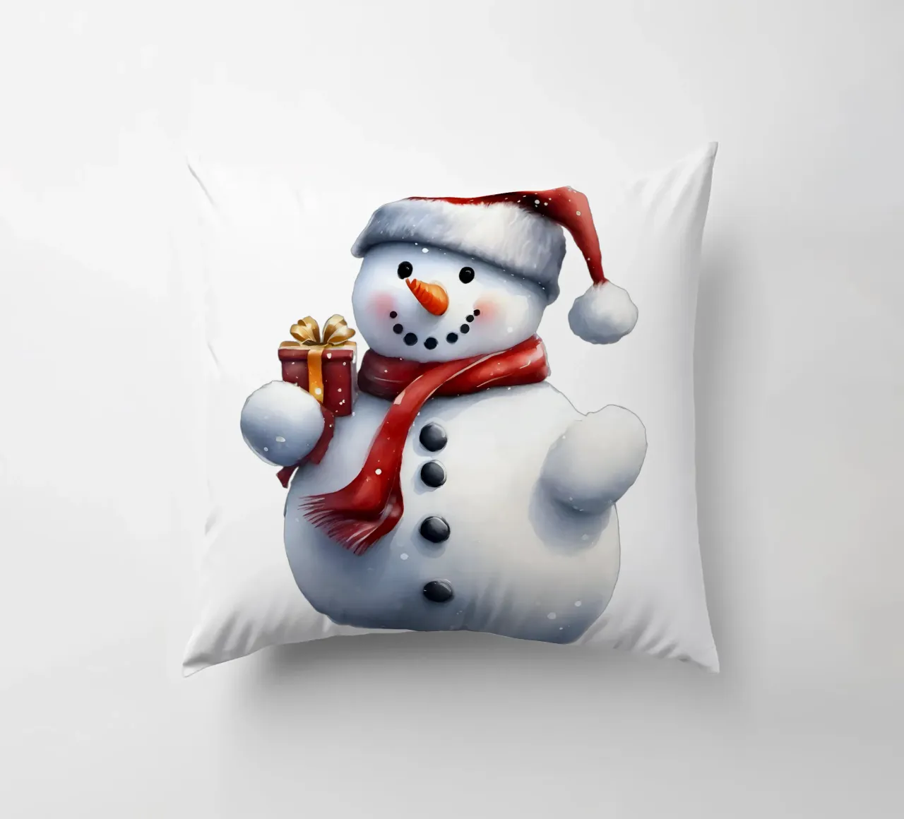 Pupazzo di neve cuscino da Holidays