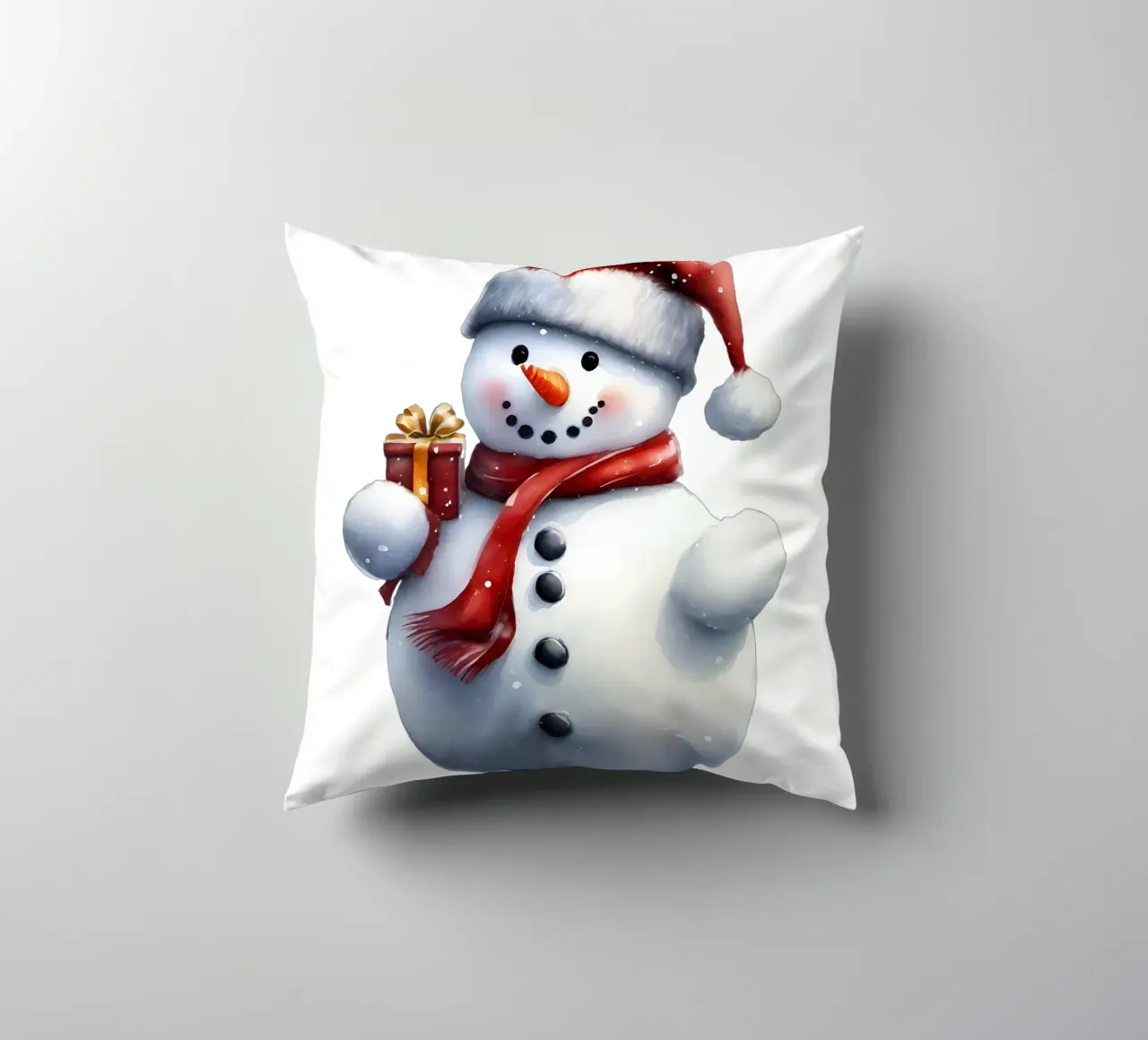 Pupazzo di neve cuscino da Holidays