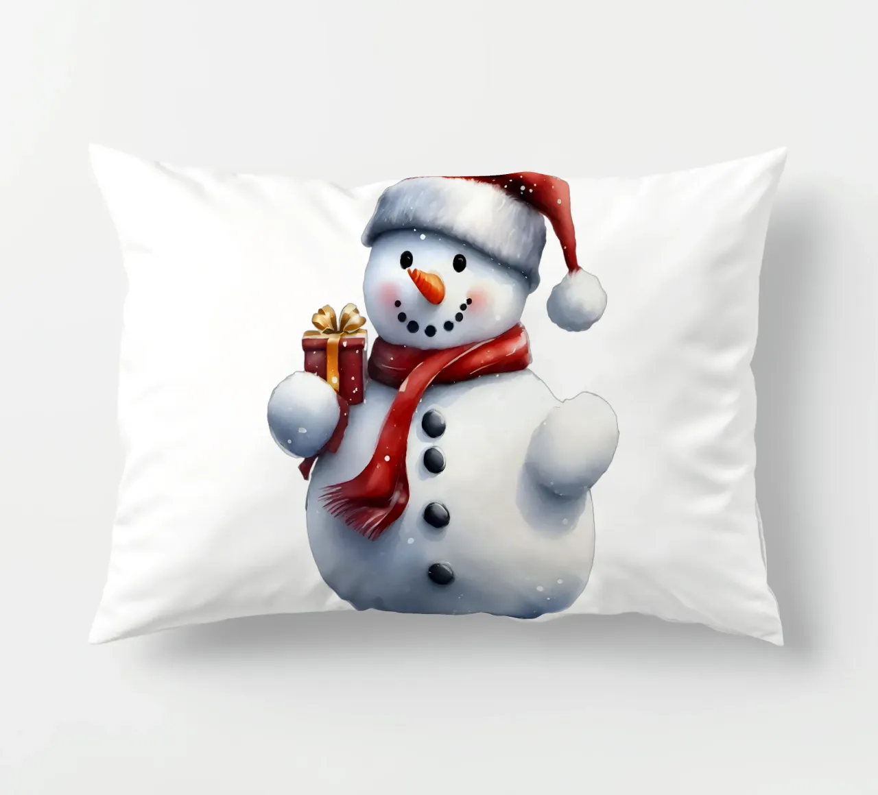 Pupazzo di neve cuscino da Holidays