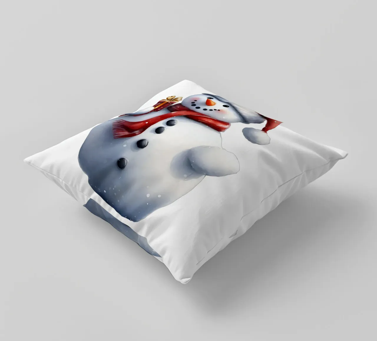 Pupazzo di neve cuscino da Holidays