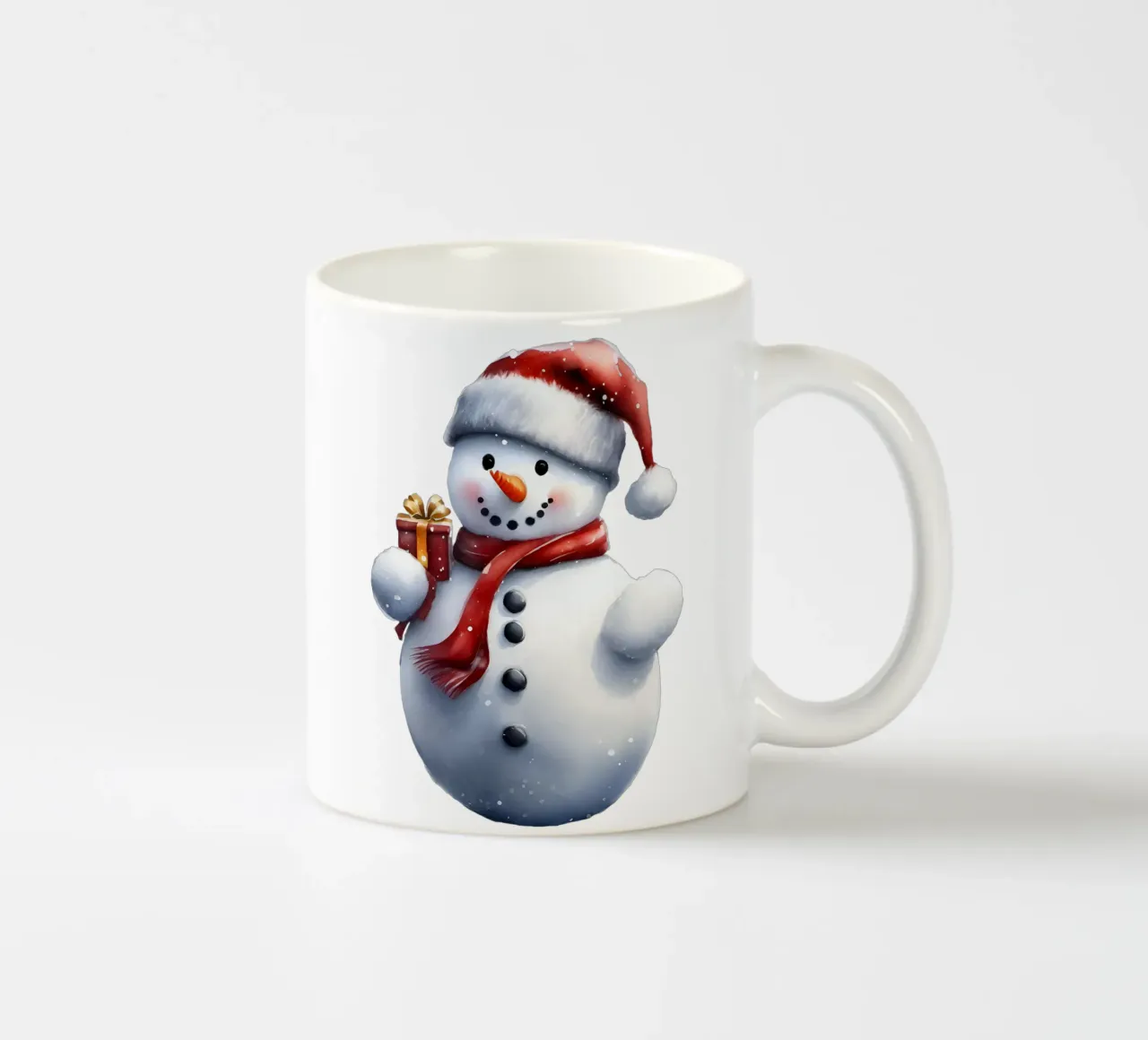 Pupazzo di neve tazza in ceramica da Holidays