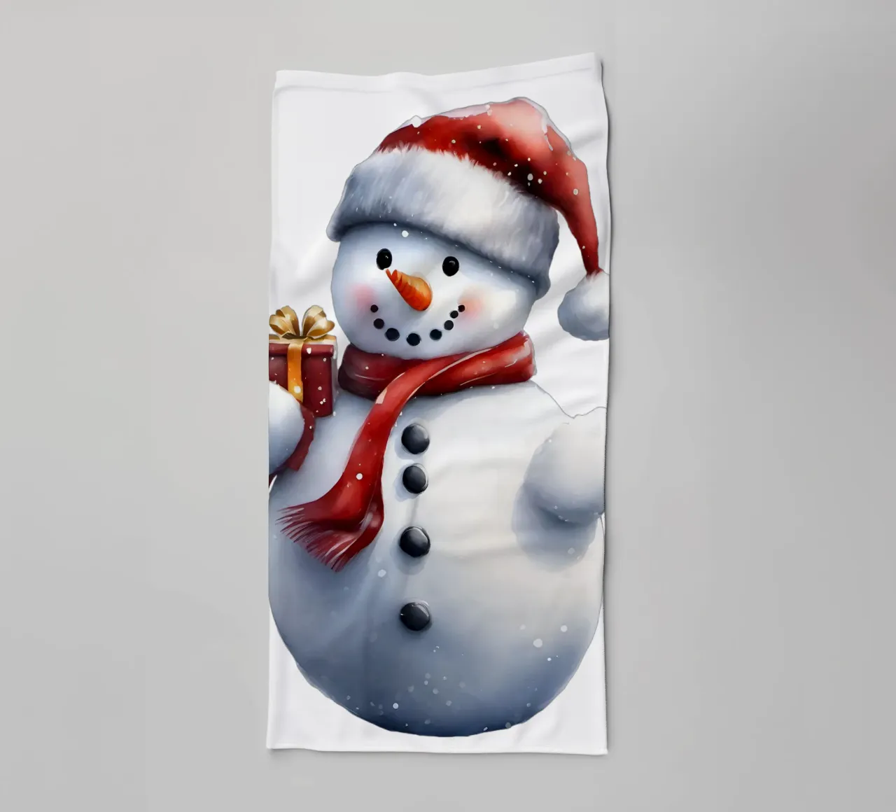 Pupazzo di neve asciugamano da bagno da Holidays