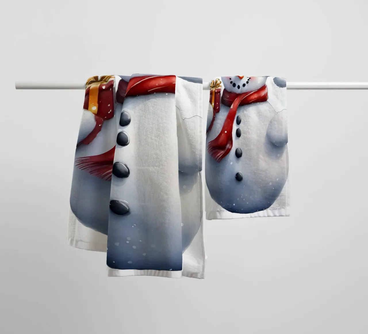 Pupazzo di neve asciugamano da bagno da Holidays