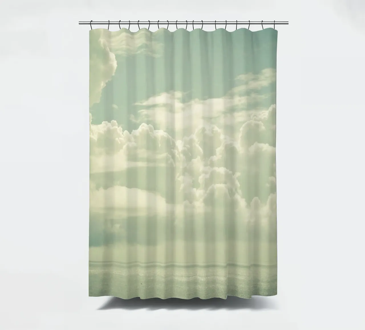 As the Clouds Gathered shower curtain by Cassia Beck Photography