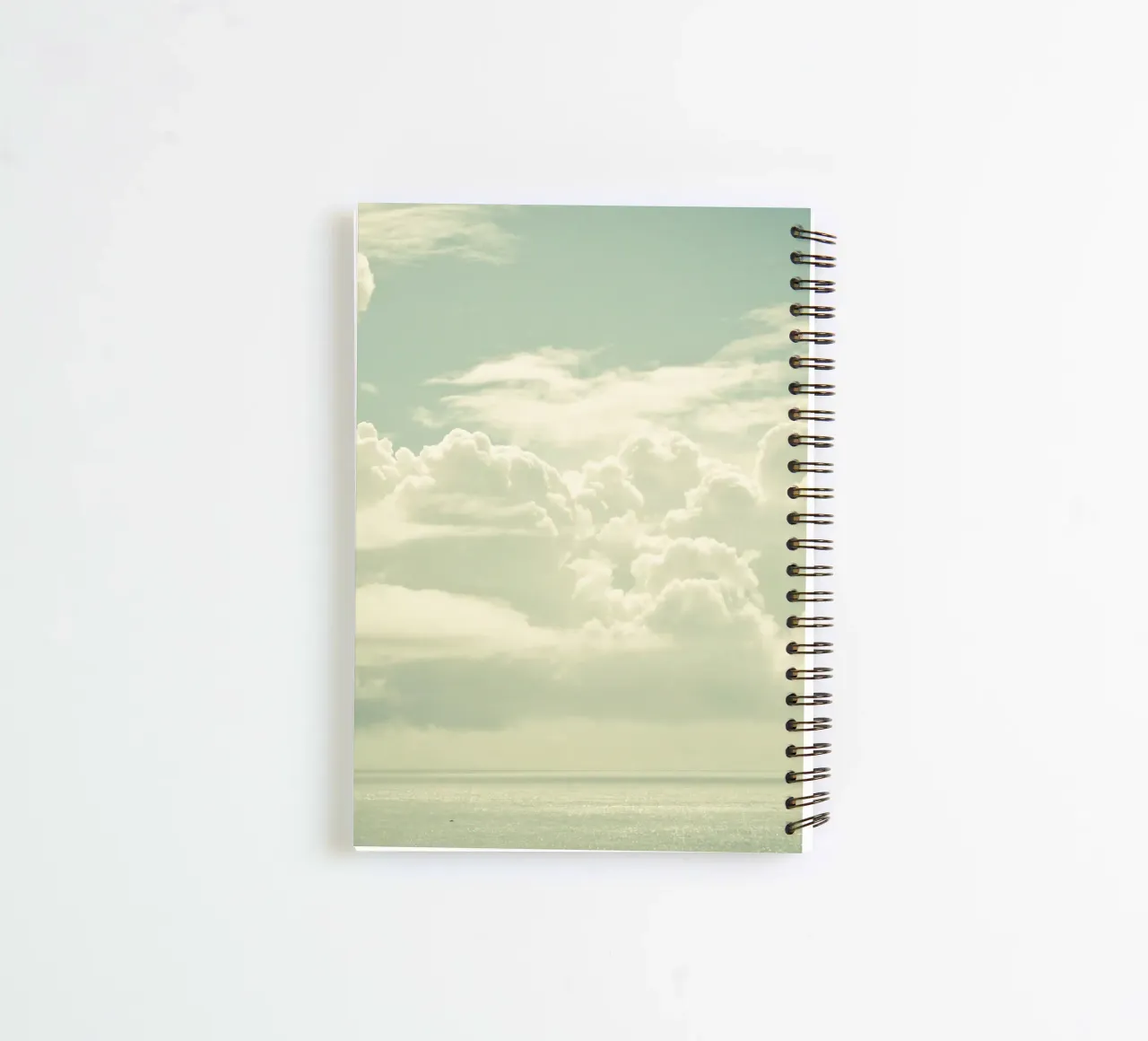 As the Clouds Gathered spiral notebook by Cassia Beck Photography