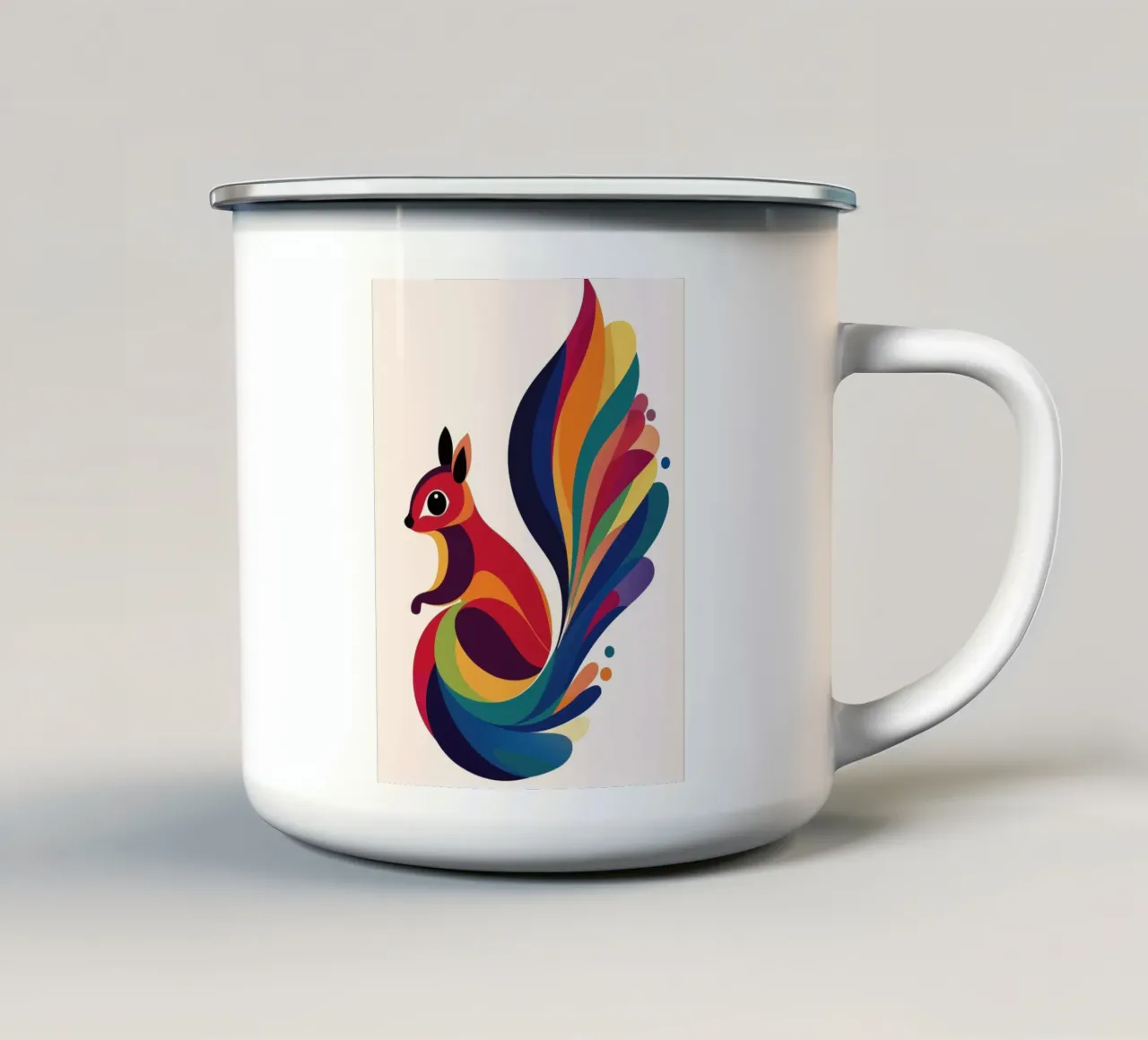 Traumeichhörnchen enamel mug by DreamPixel