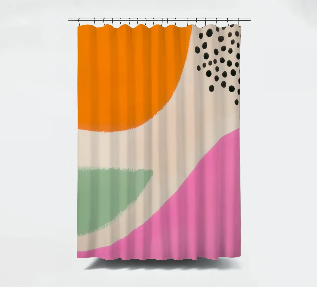 Abstract summer harmony shower curtain by Carinaprint