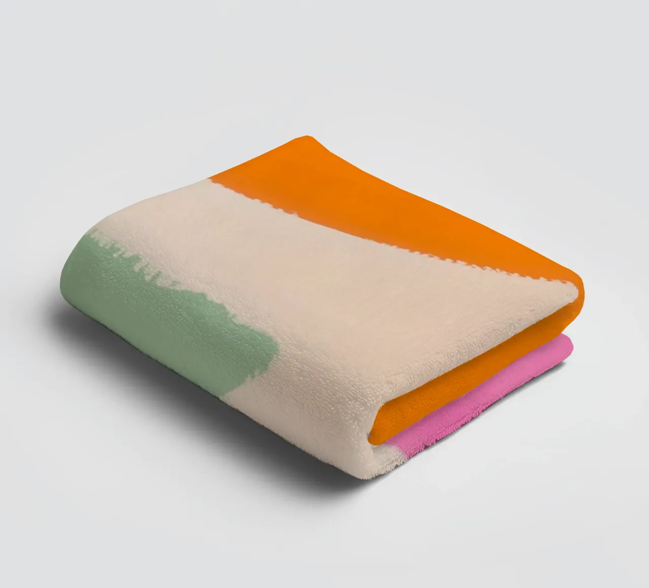 Abstract summer harmony towel by Carinaprint