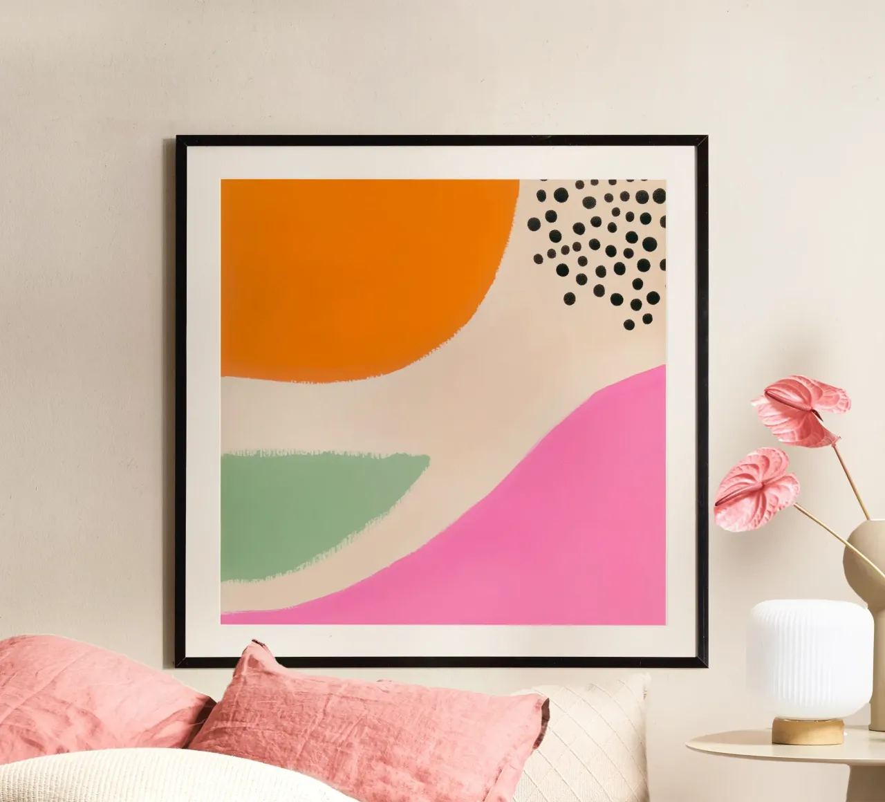 Abstract summer harmony poster by Carinaprint