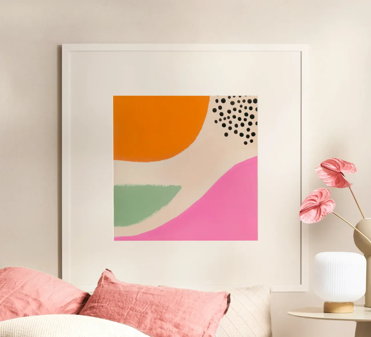 Abstract summer harmony poster by Carinaprint