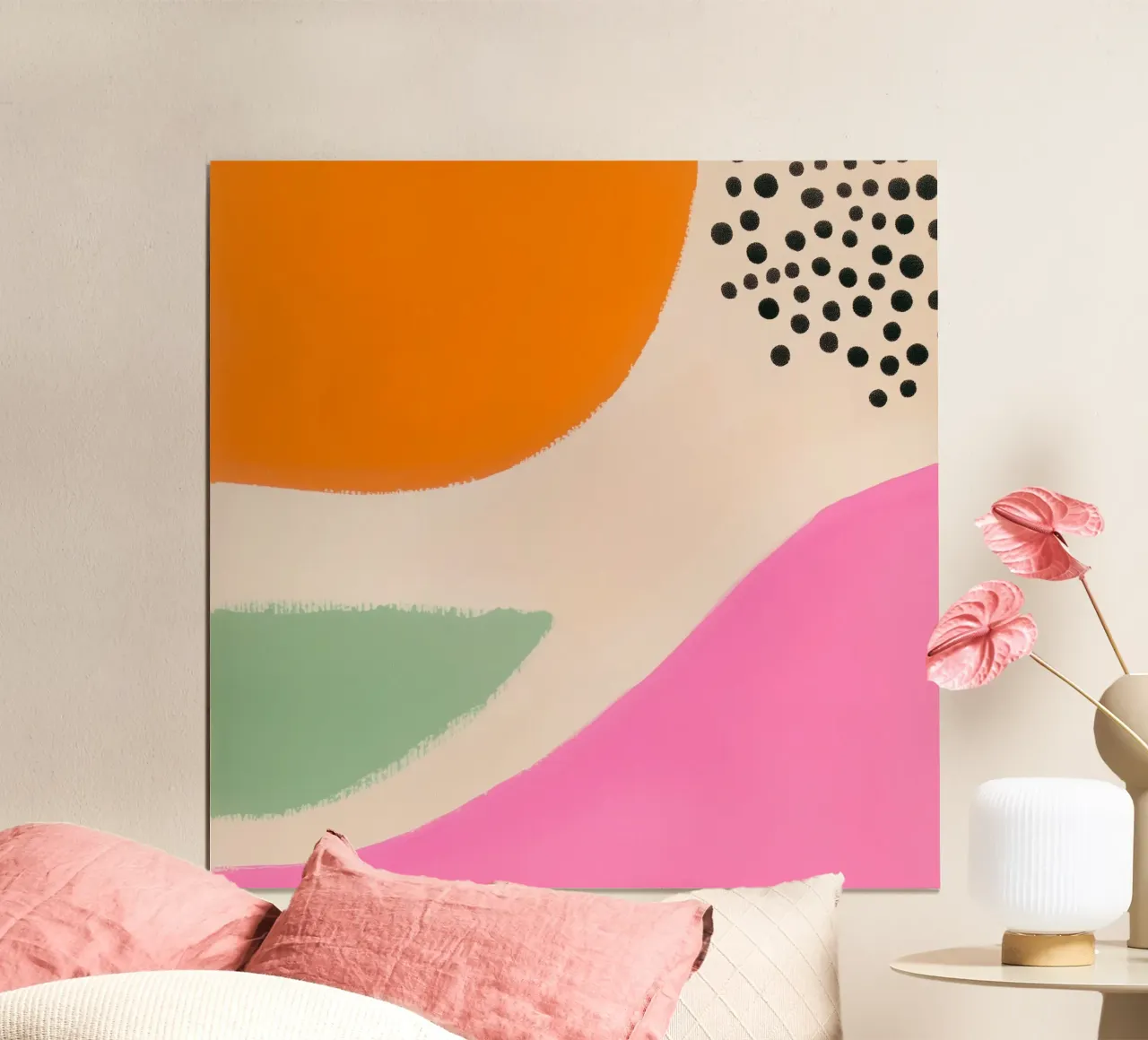 Abstract summer harmony poster by Carinaprint