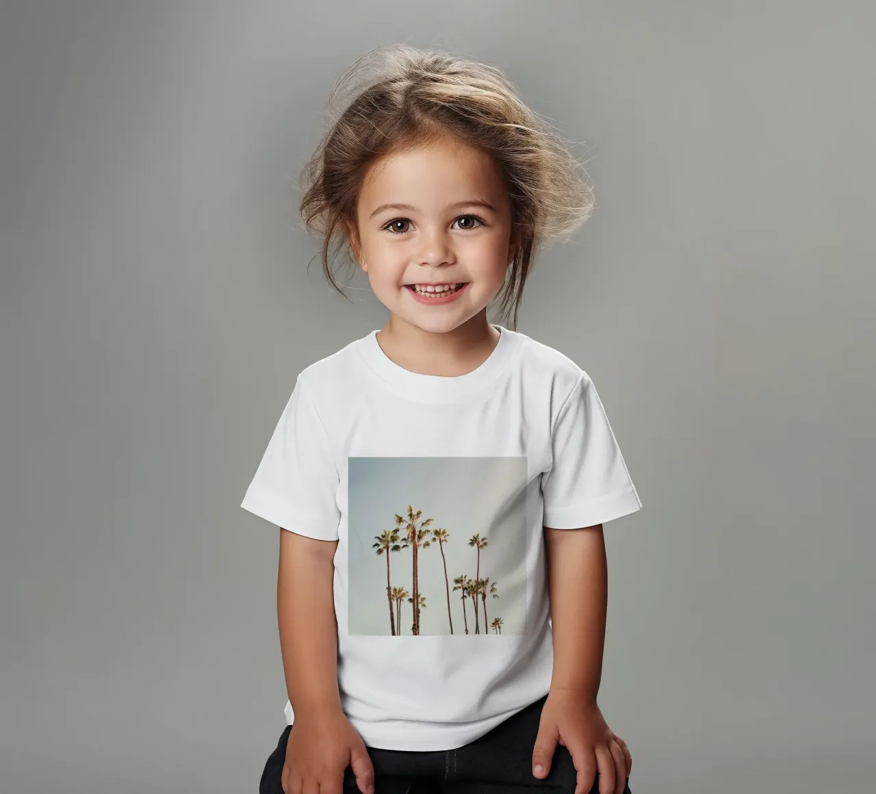 Palms t-shirt bambini da Catherine McDonald