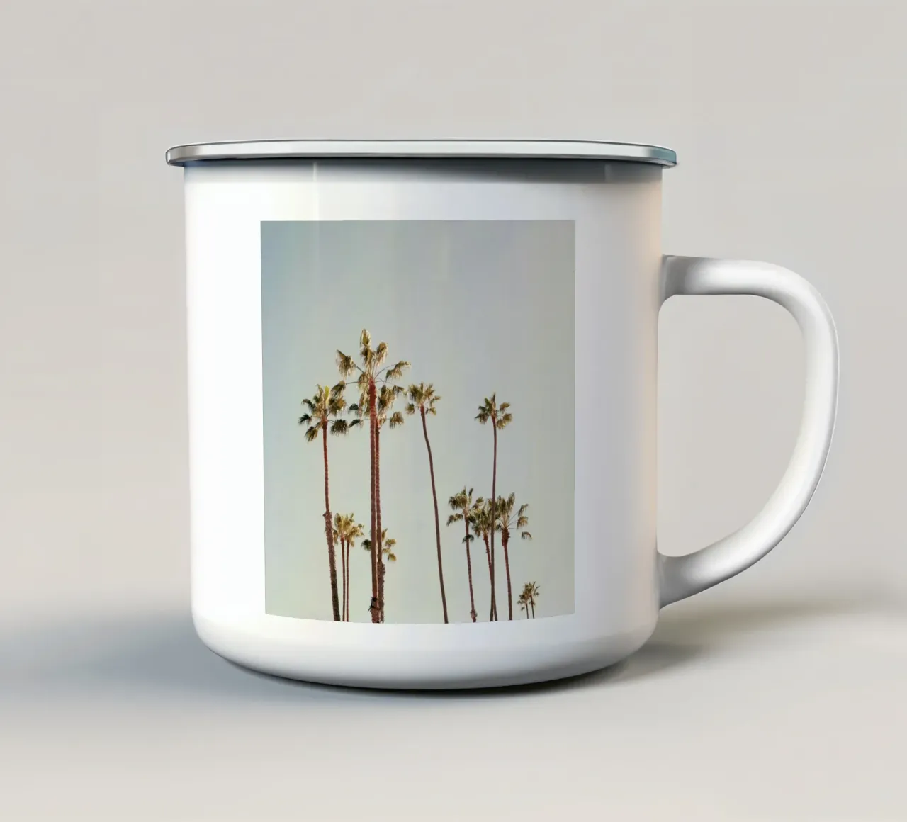 Palms tazza in smalto da Catherine McDonald